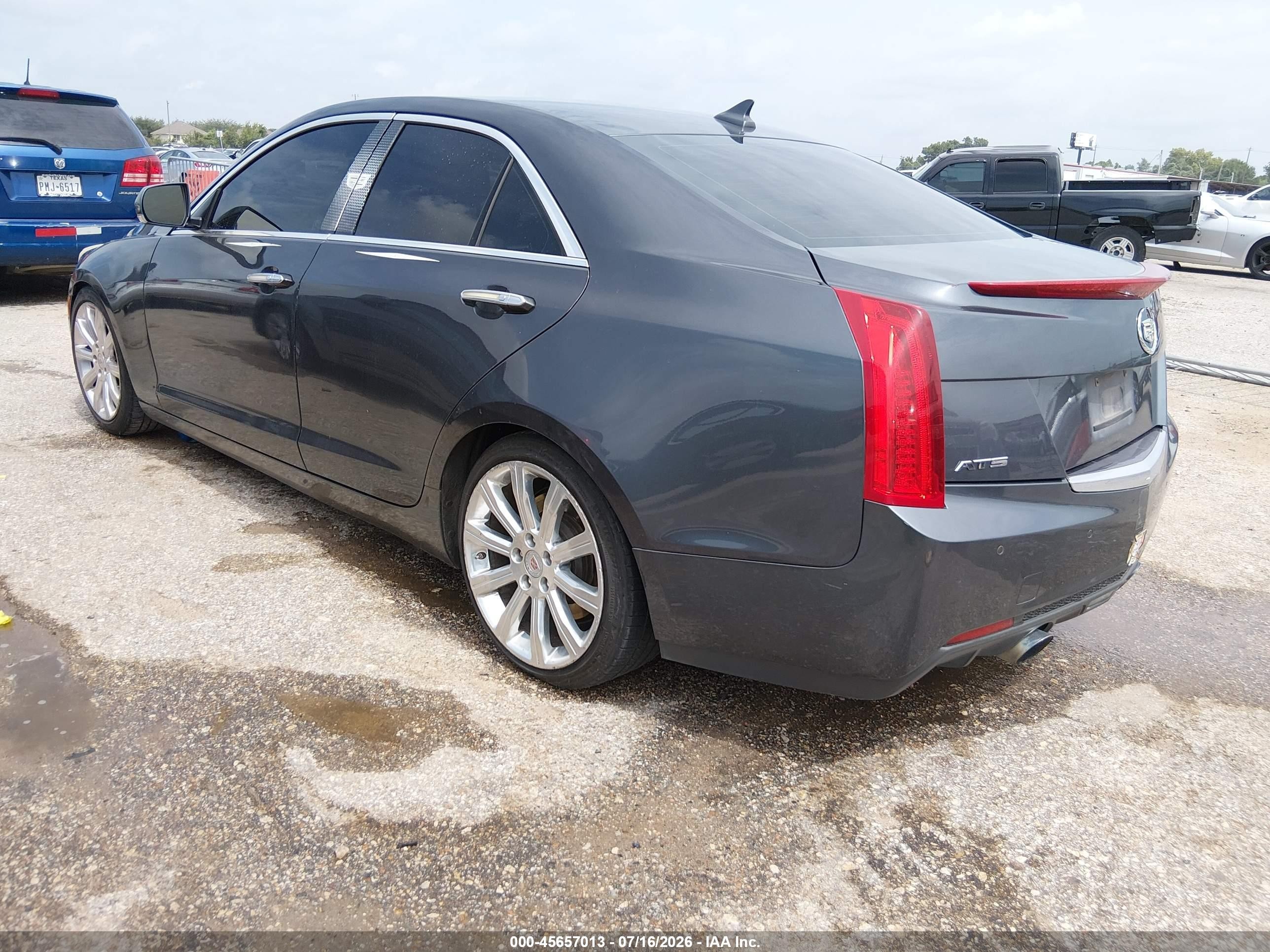 2013 Cadillac Ats Premium Gray vin: 1G6AE5S33D0117686