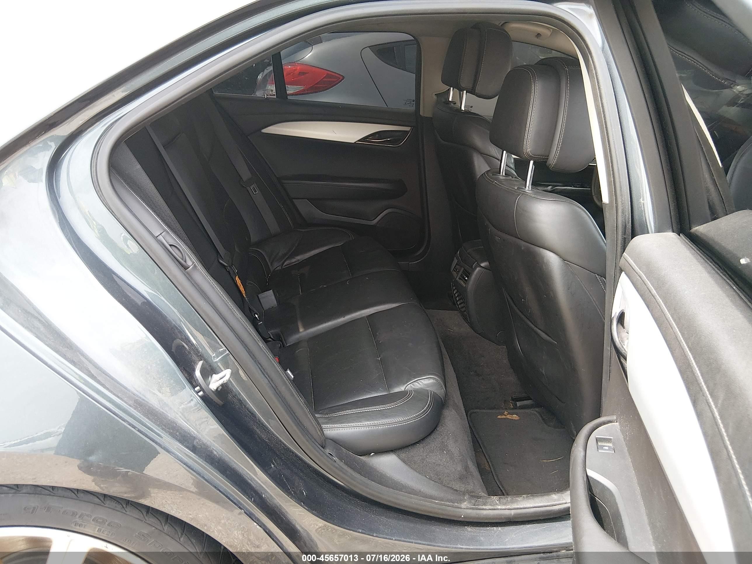 2013 Cadillac Ats Premium Gray vin: 1G6AE5S33D0117686