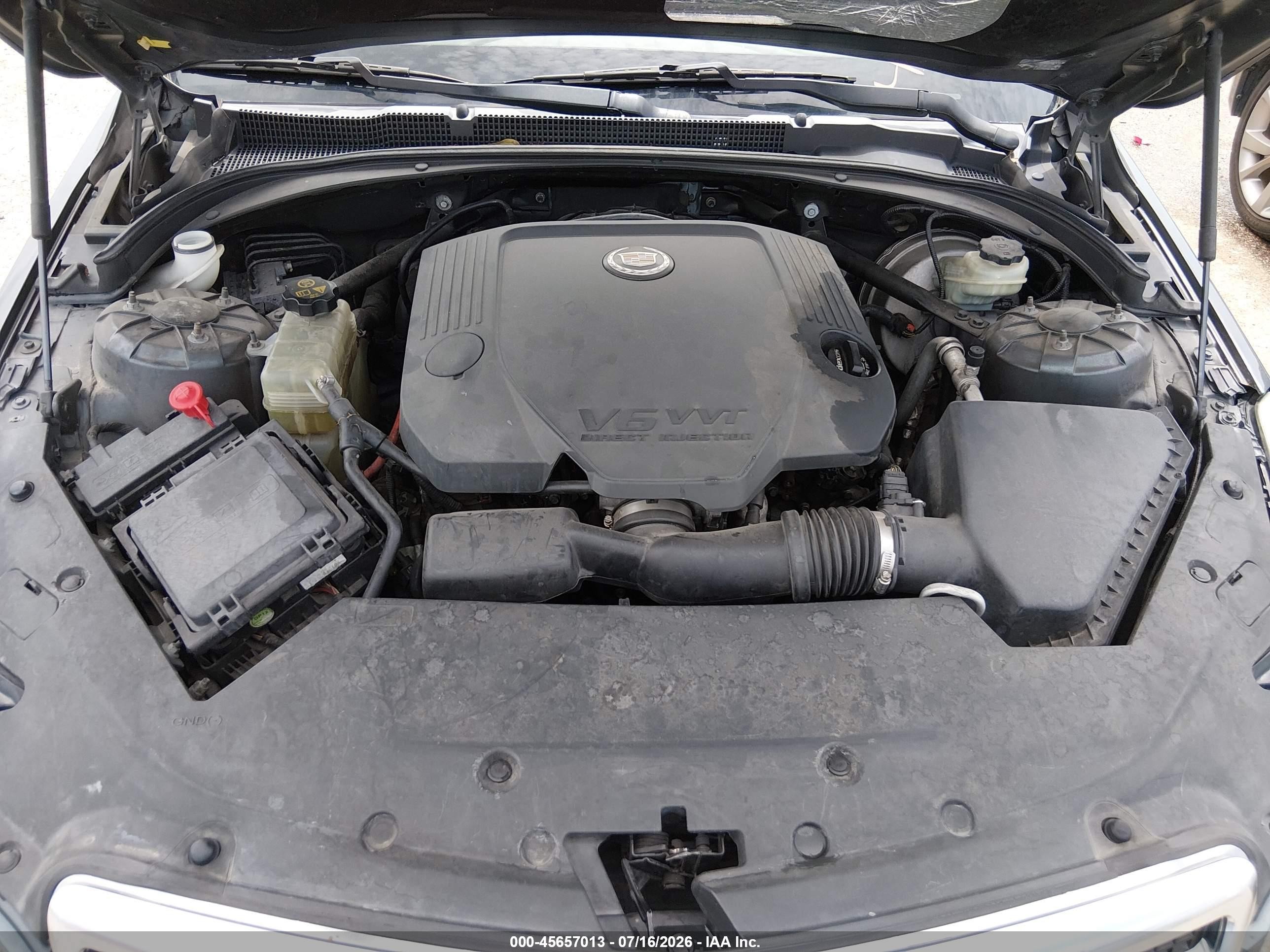 2013 Cadillac Ats Premium Gray vin: 1G6AE5S33D0117686