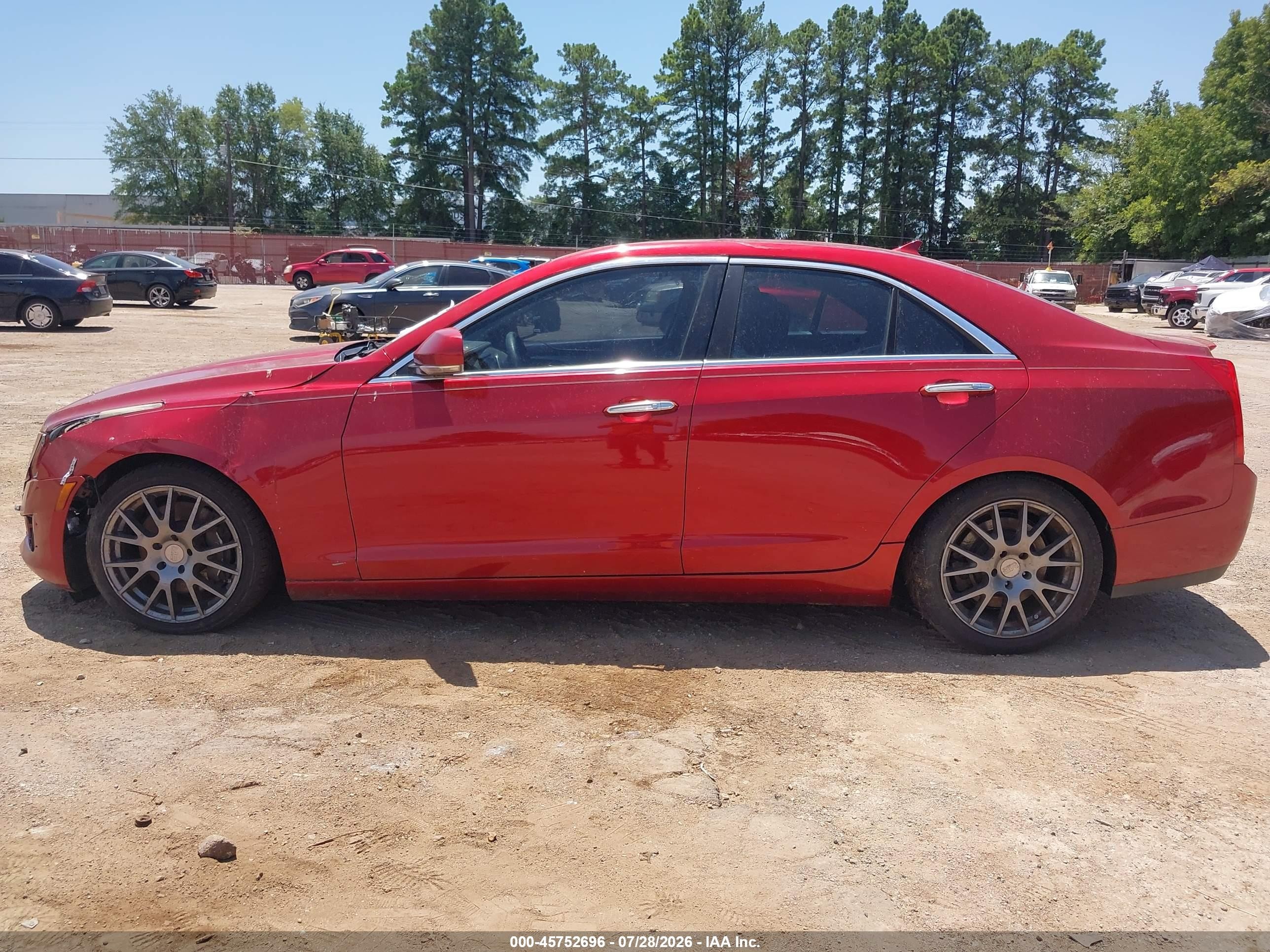 2014 Cadillac Ats Premium Красный vin: 1G6AE5S33E0168297