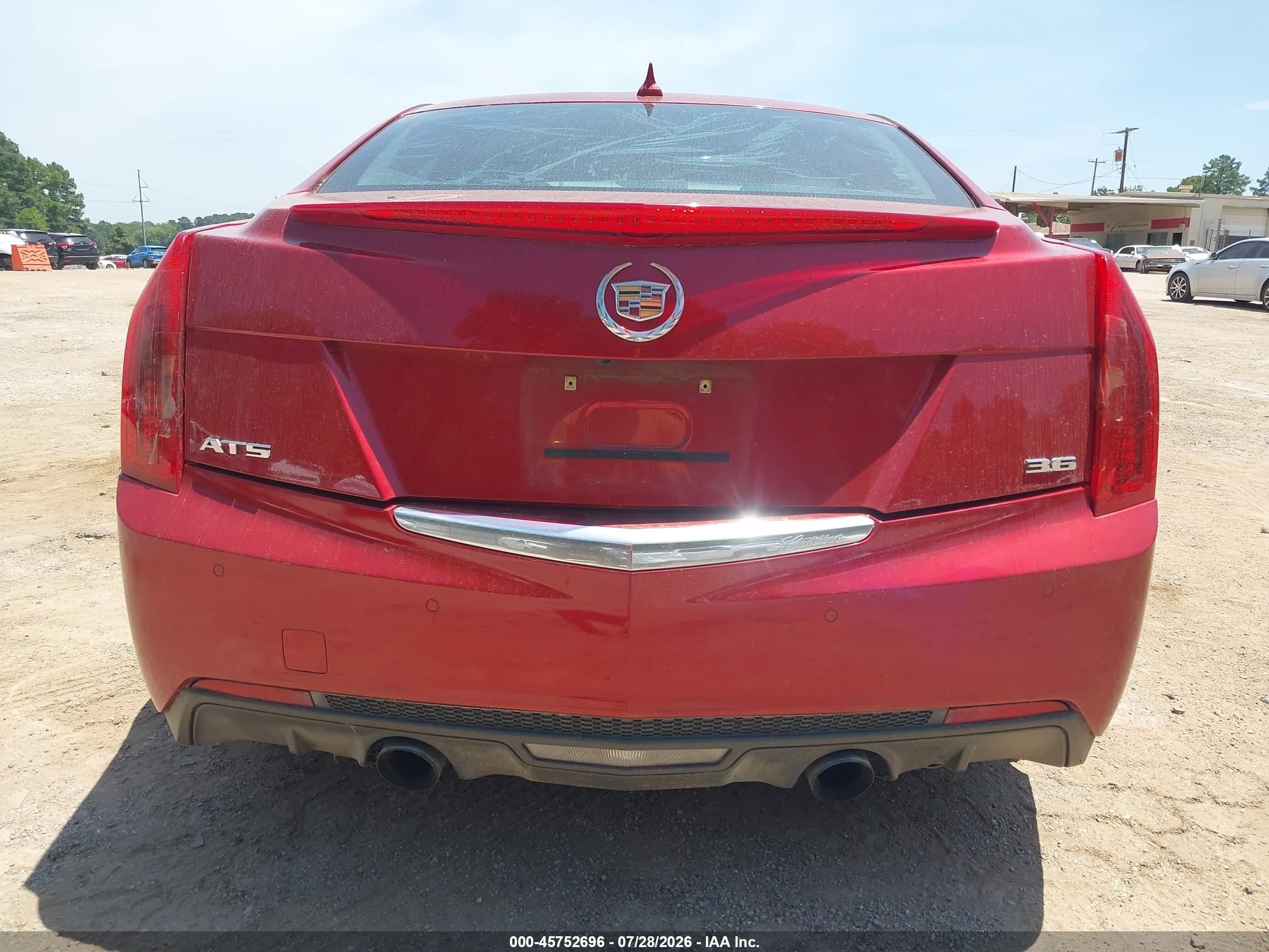 2014 Cadillac Ats Premium Красный vin: 1G6AE5S33E0168297