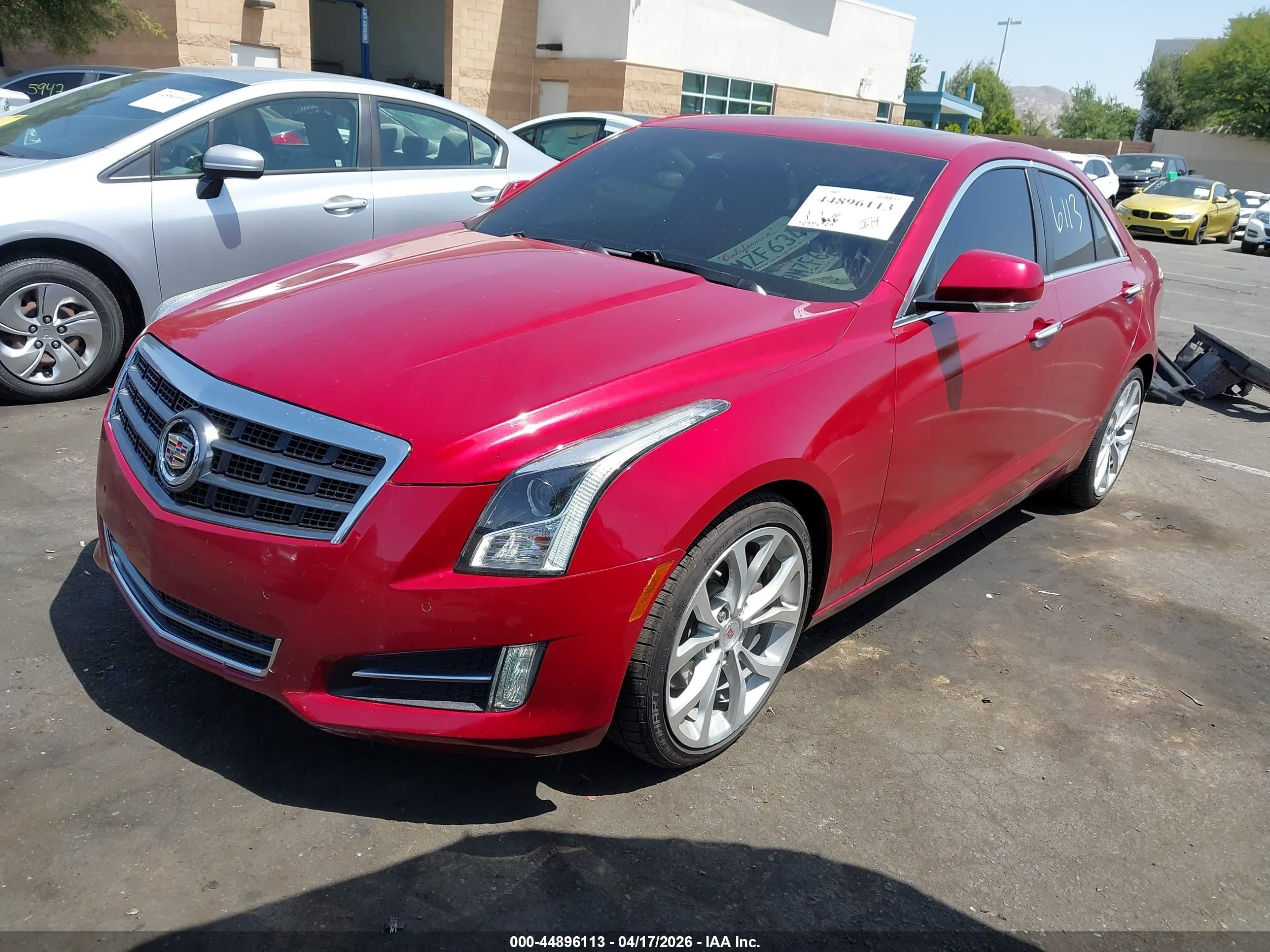2013 Cadillac Ats Premium Красный vin: 1G6AE5S34D0126087
