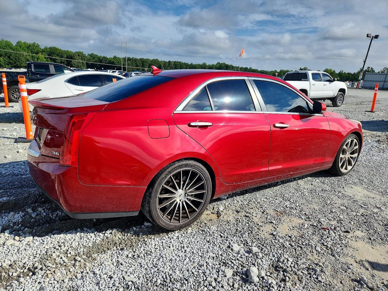2014 Cadillac Ats Premium Красный vin: 1G6AE5S34E0155350
