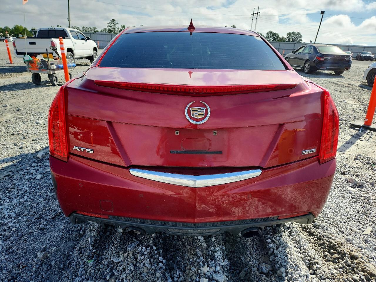 2014 Cadillac Ats Premium Красный vin: 1G6AE5S34E0155350
