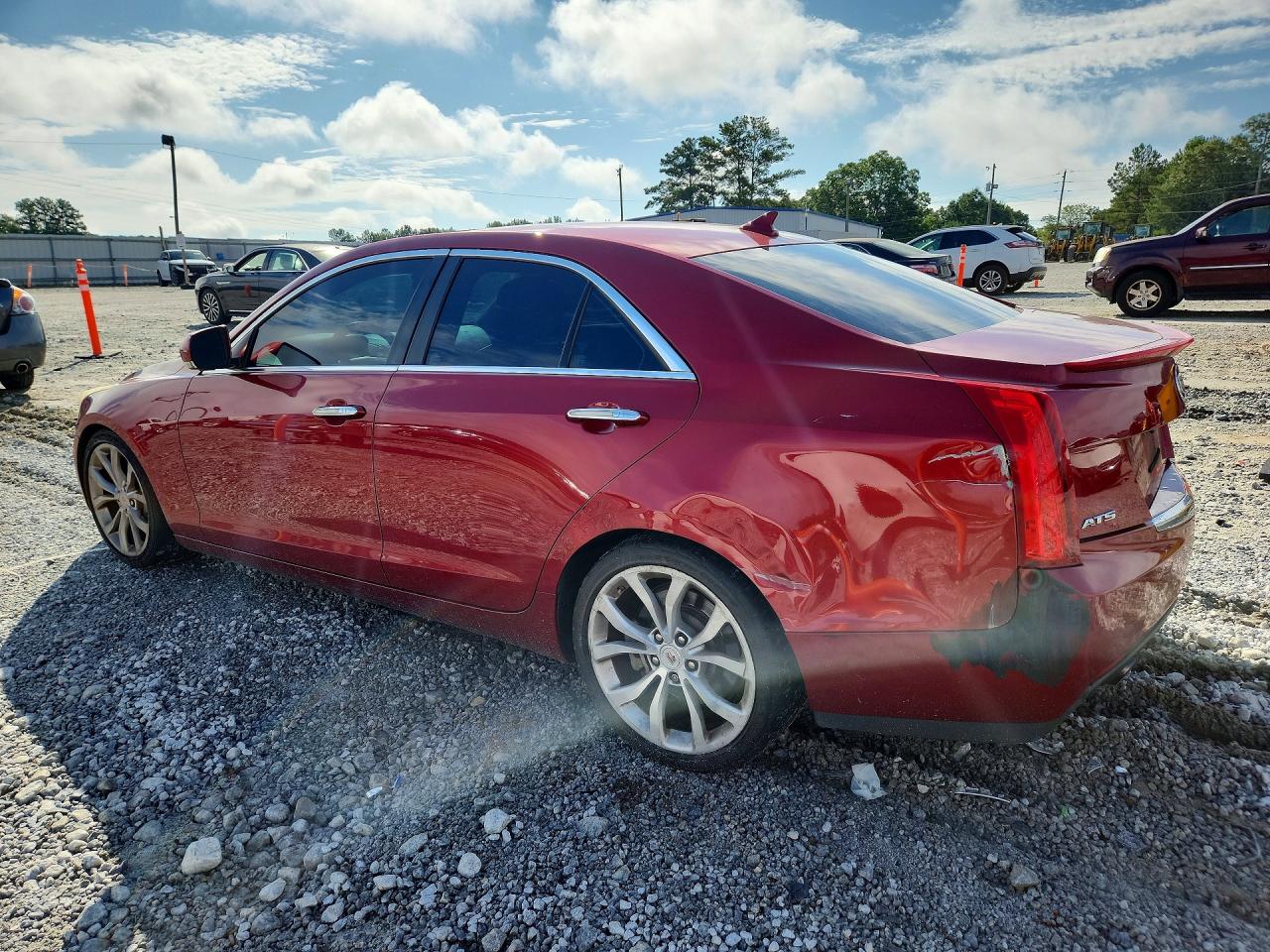 2014 Cadillac Ats Premium Красный vin: 1G6AE5S34E0155350