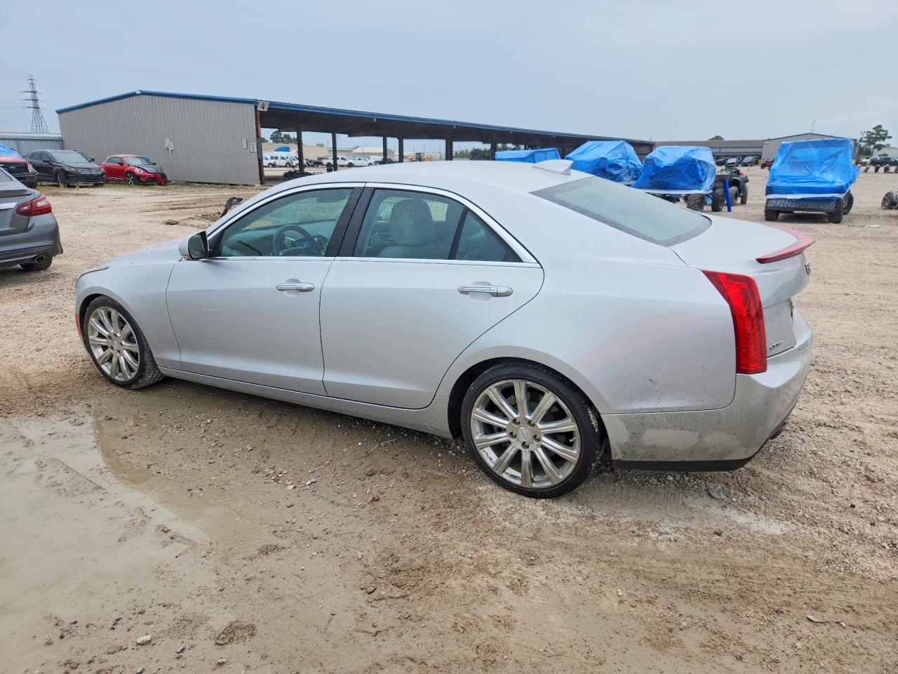 2015 Cadillac Ats Premium Silver vin: 1G6AE5S36F0115272