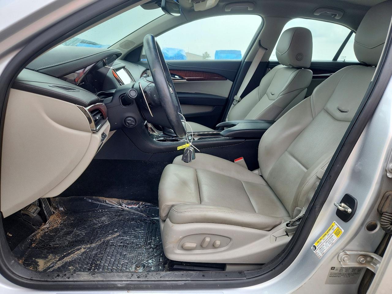 2015 Cadillac Ats Premium Silver vin: 1G6AE5S36F0115272