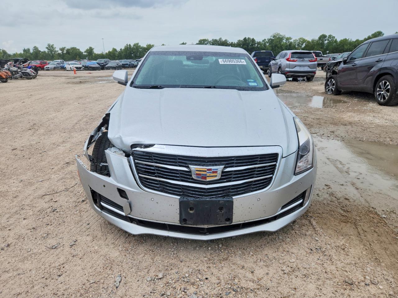 2015 Cadillac Ats Premium Silver vin: 1G6AE5S36F0115272