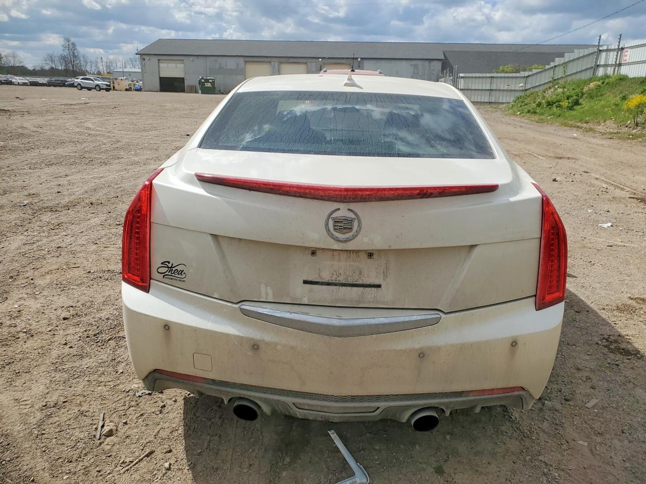 2013 Cadillac Ats Premium White vin: 1G6AE5S38D0118090