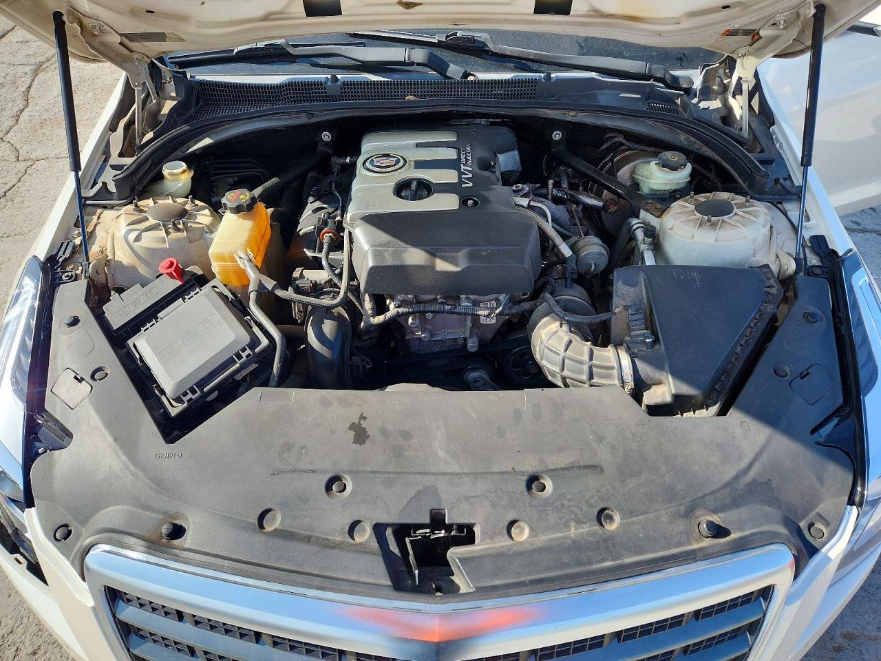 2013 Cadillac Ats Premium Белый vin: 1G6AE5SX1D0126356