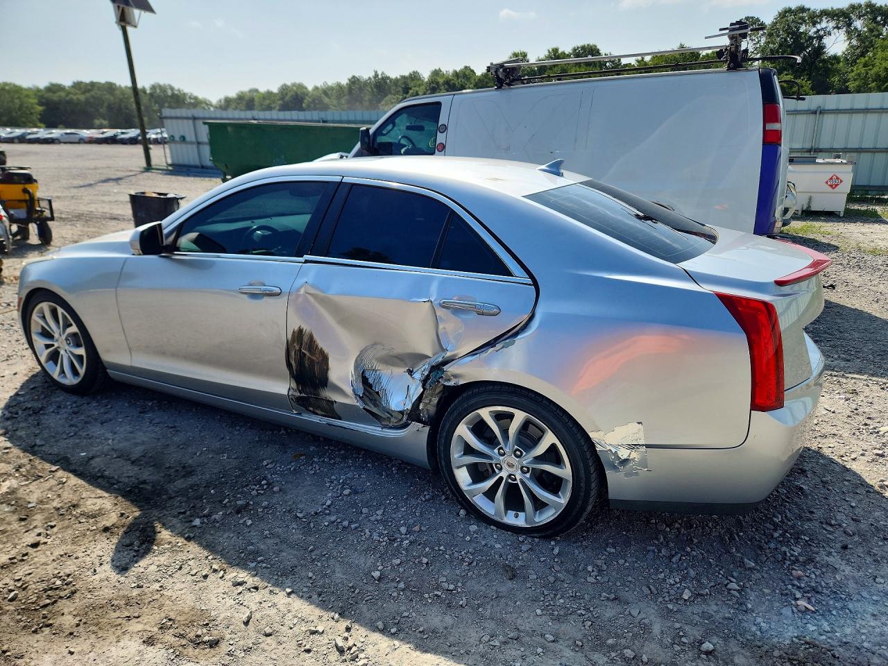 2013 Cadillac Ats Silver vin: 1G6AE5SX1D0139561