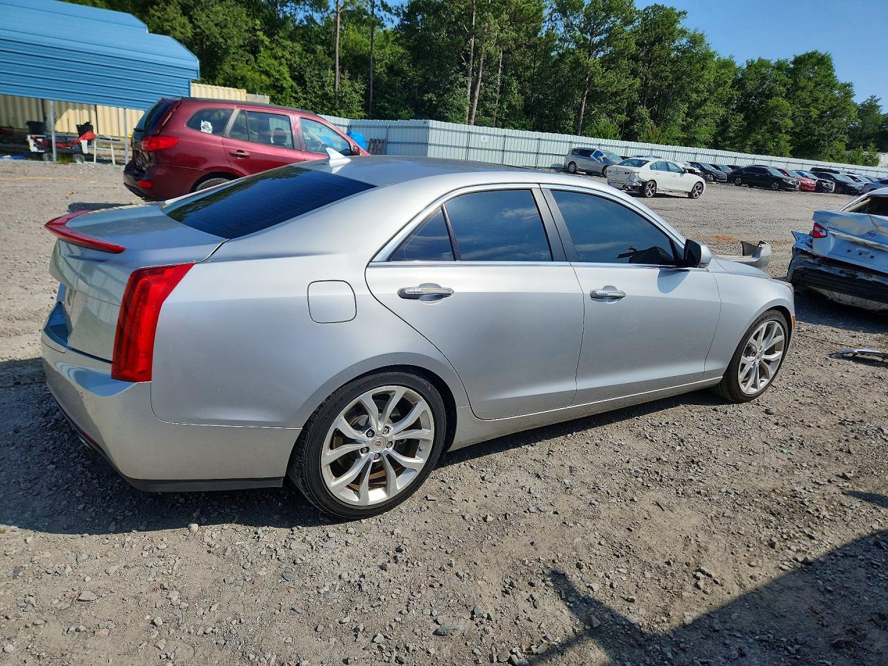 2013 Cadillac Ats Silver vin: 1G6AE5SX1D0139561