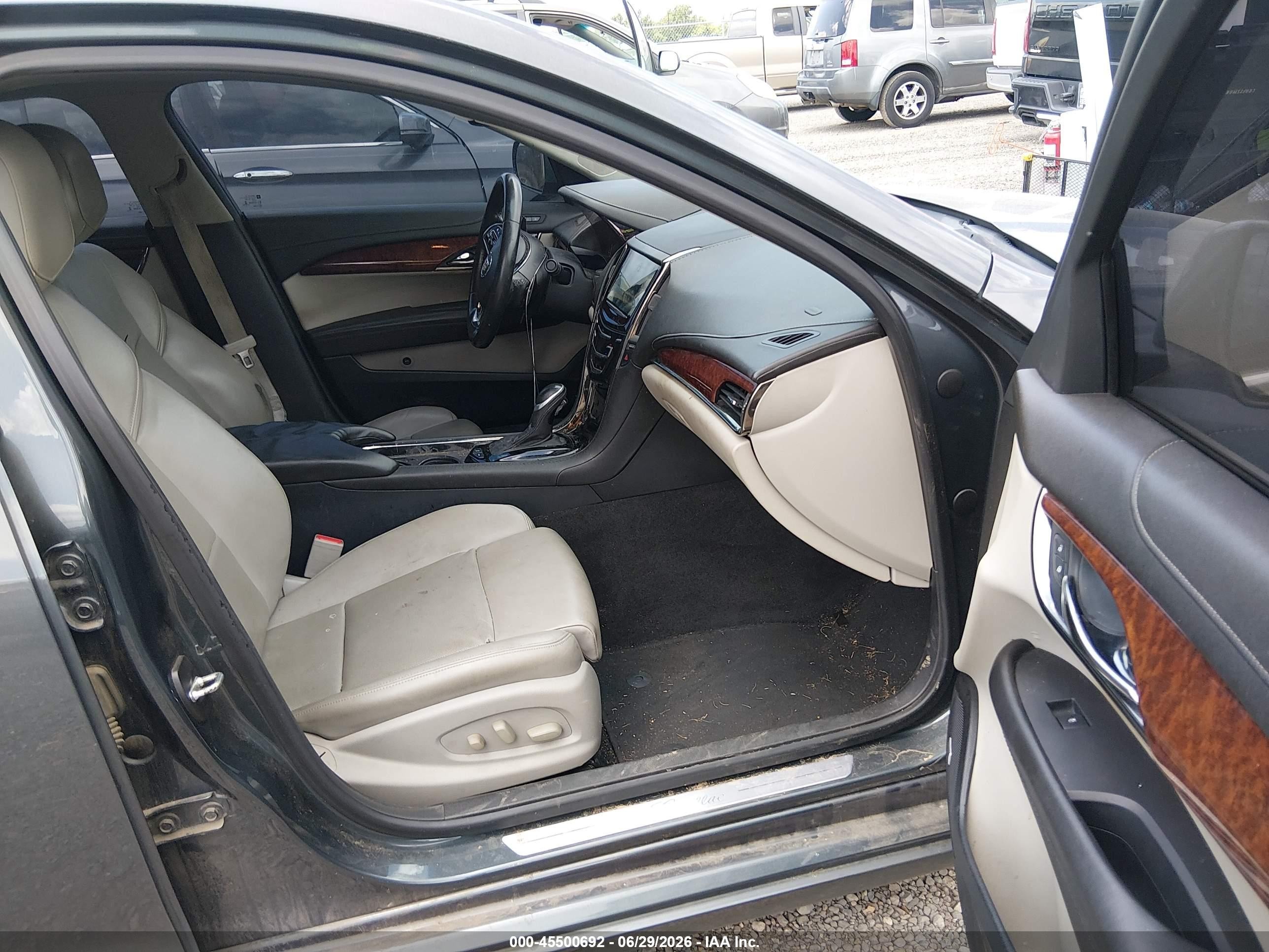 2013 Cadillac Ats Premium Gray vin: 1G6AE5SX2D0144476