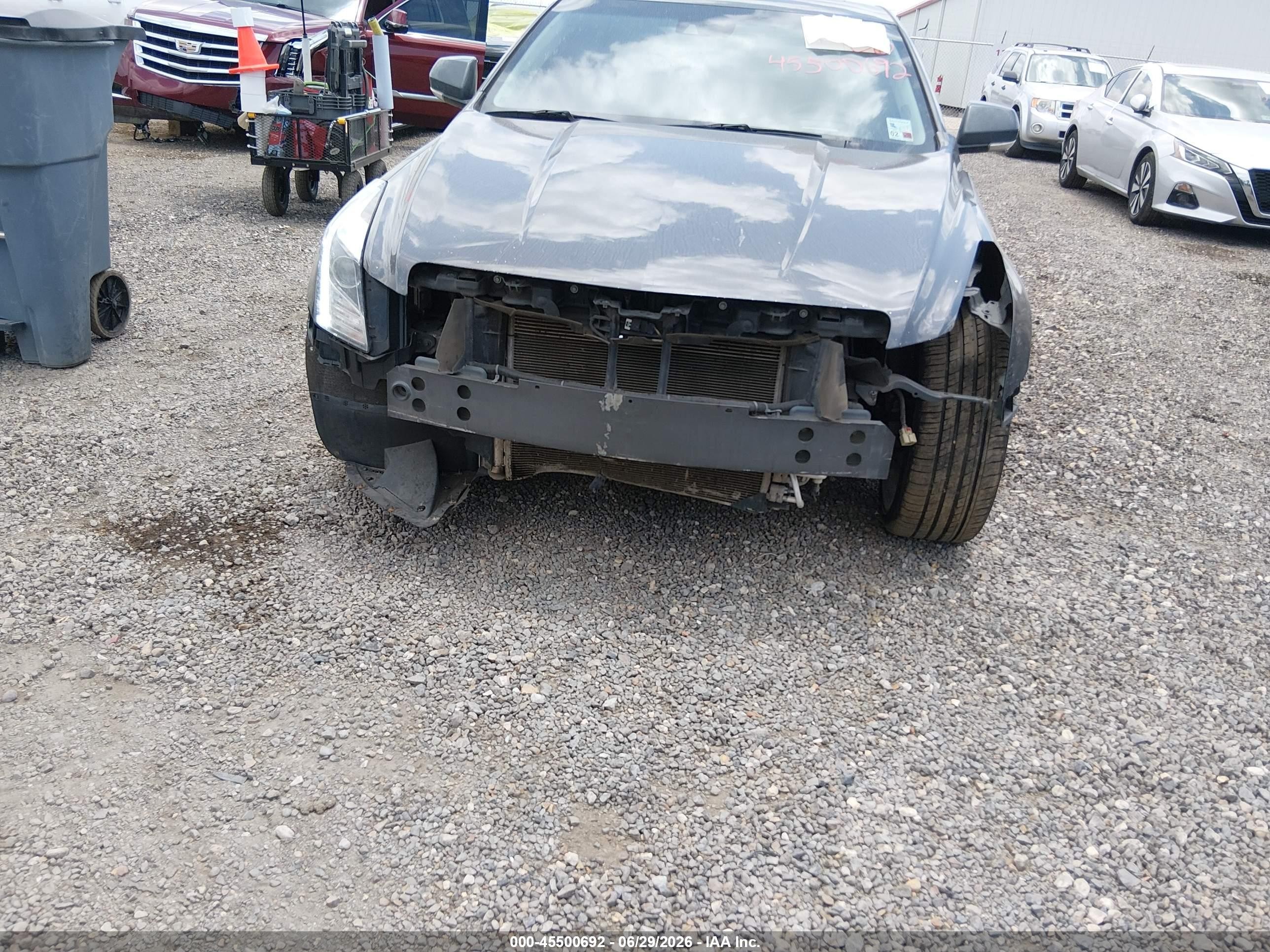 2013 Cadillac Ats Premium Gray vin: 1G6AE5SX2D0144476