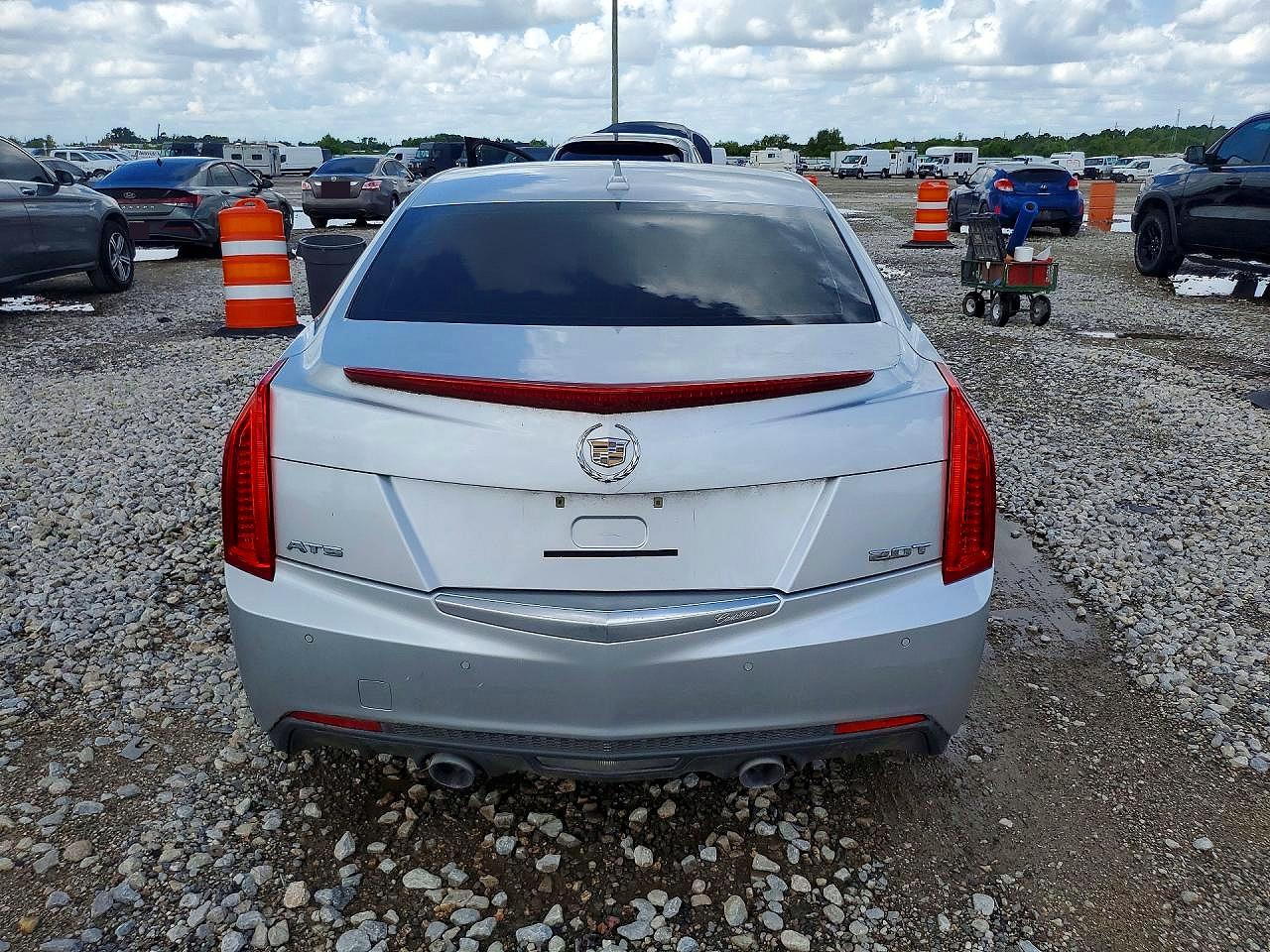 2013 Cadillac Ats Premium Silver vin: 1G6AE5SX4D0125203