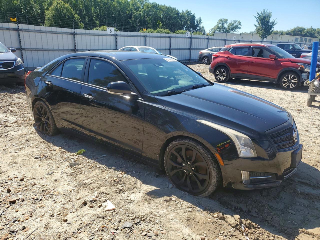 2014 Cadillac Ats Premium Black vin: 1G6AE5SX6E0145003