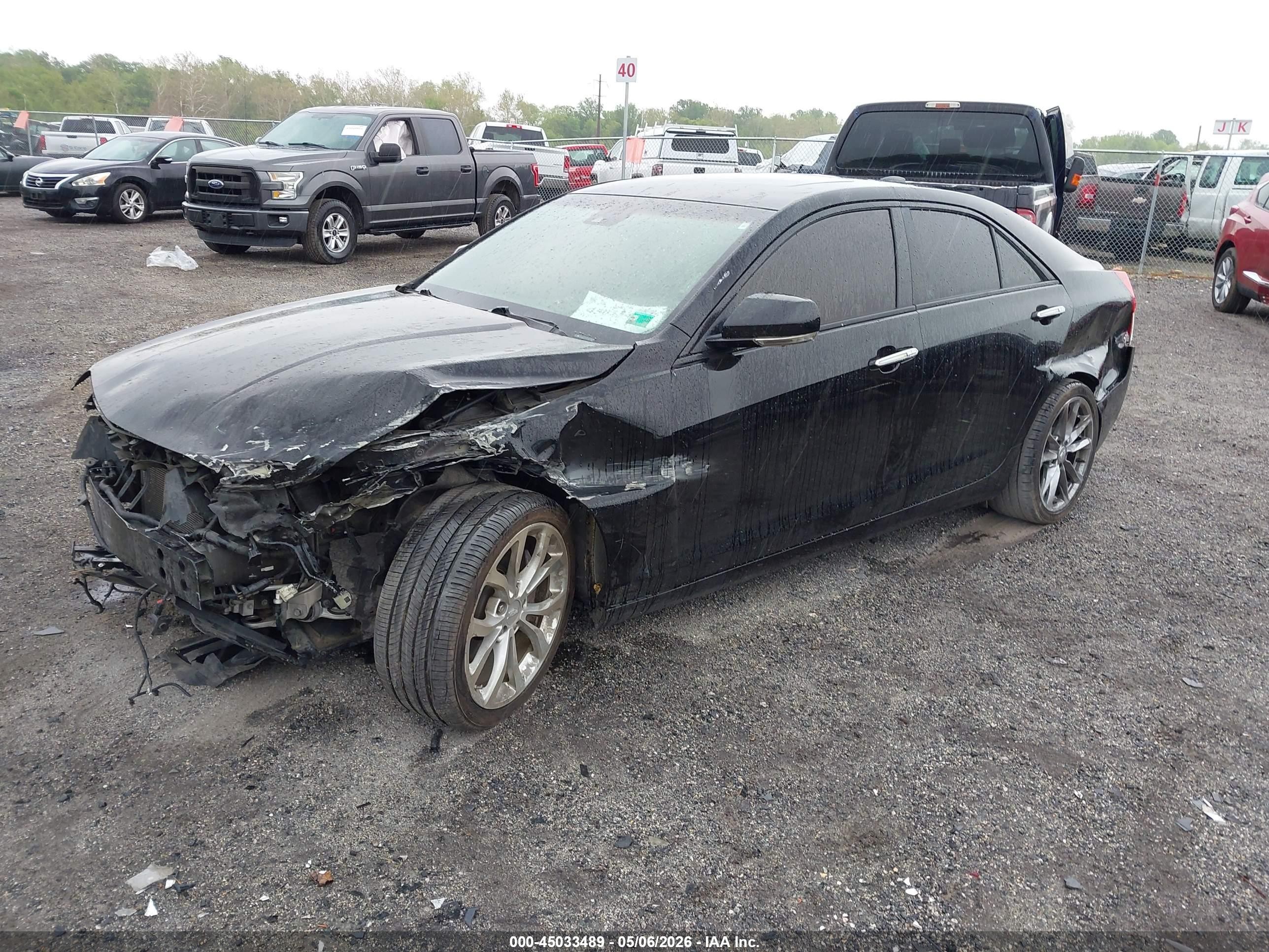 2015 Cadillac Ats Premium Black vin: 1G6AE5SX6F0136464