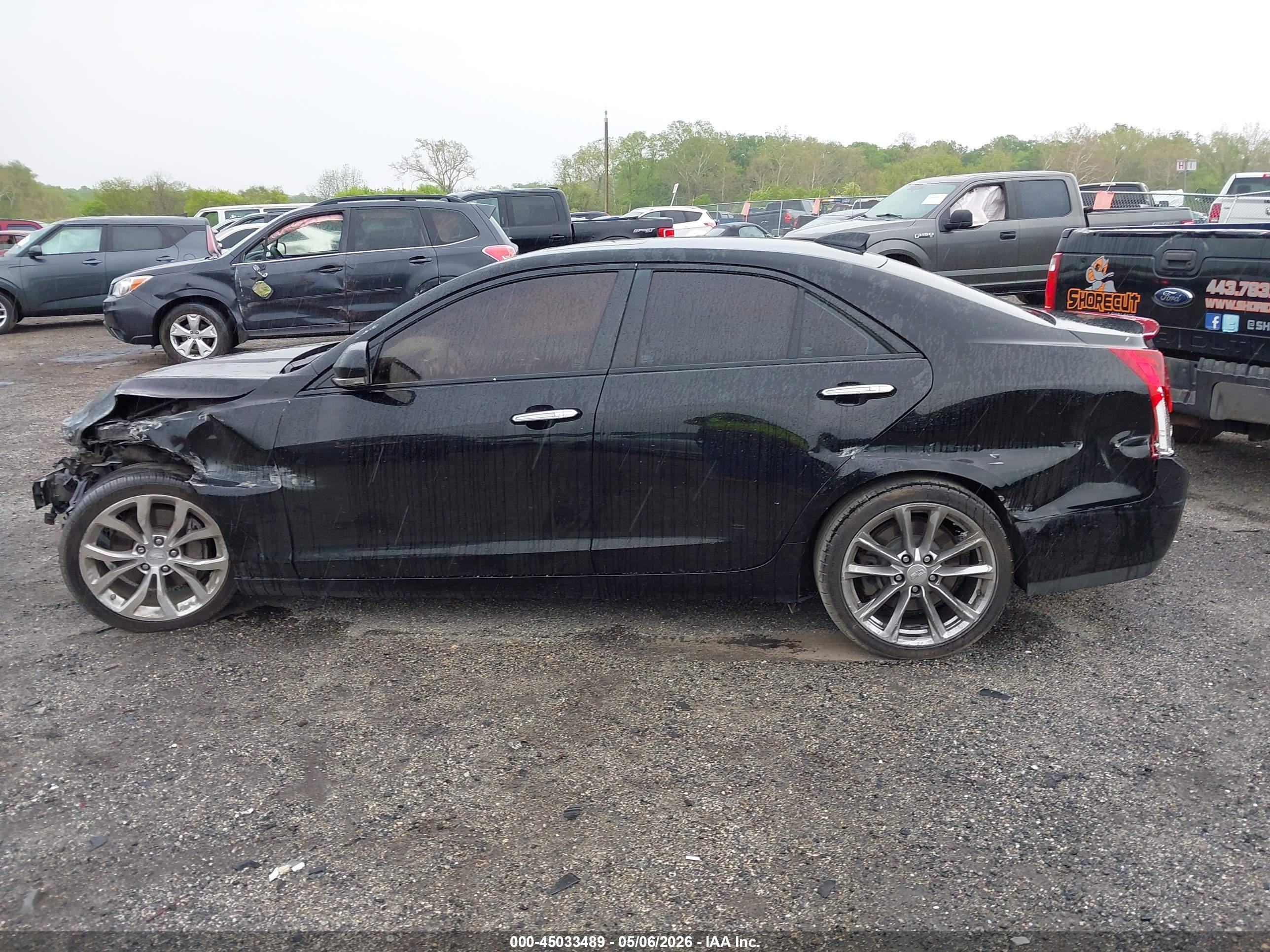 2015 Cadillac Ats Premium Black vin: 1G6AE5SX6F0136464