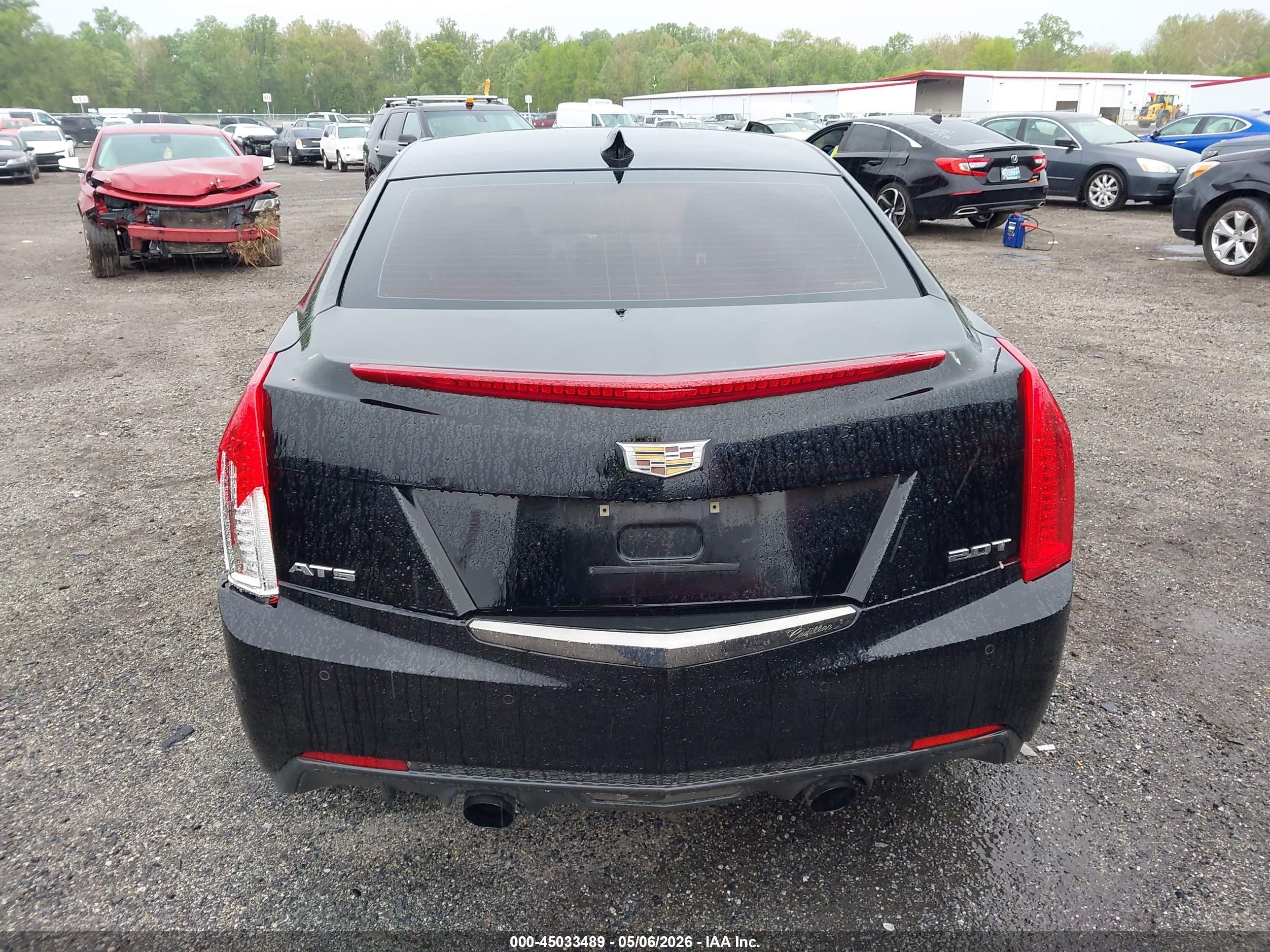 2015 Cadillac Ats Premium Black vin: 1G6AE5SX6F0136464
