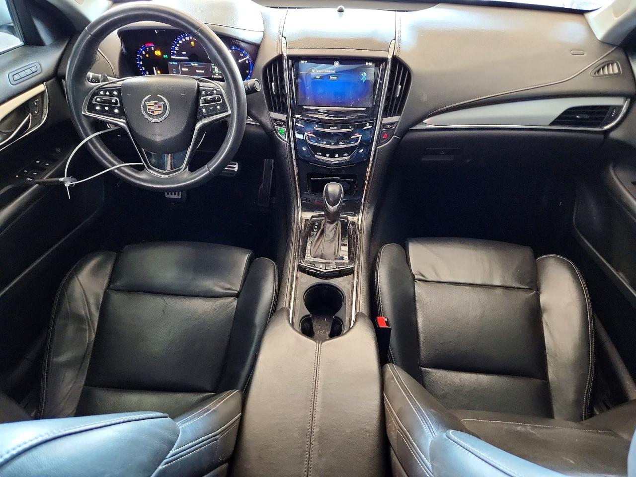 2014 Cadillac Ats Premium White vin: 1G6AE5SX8E0123696