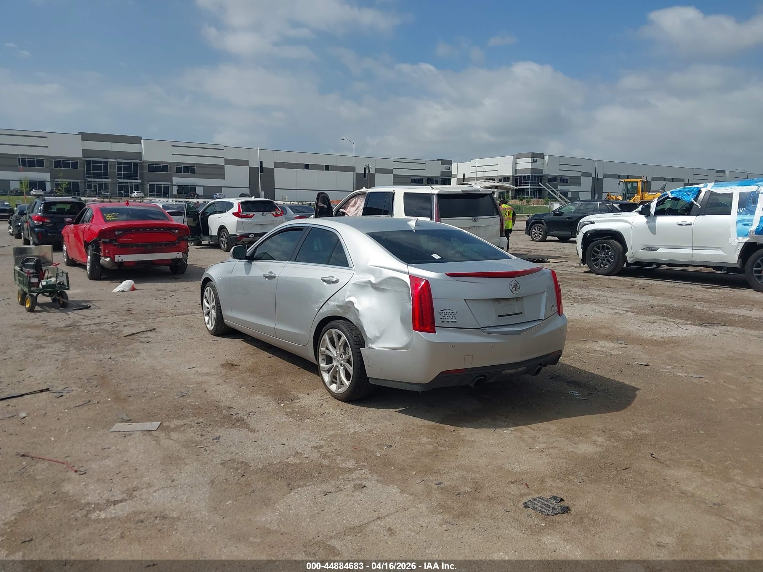 2014 Cadillac Ats Premium Серебряный vin: 1G6AE5SX8E0168931
