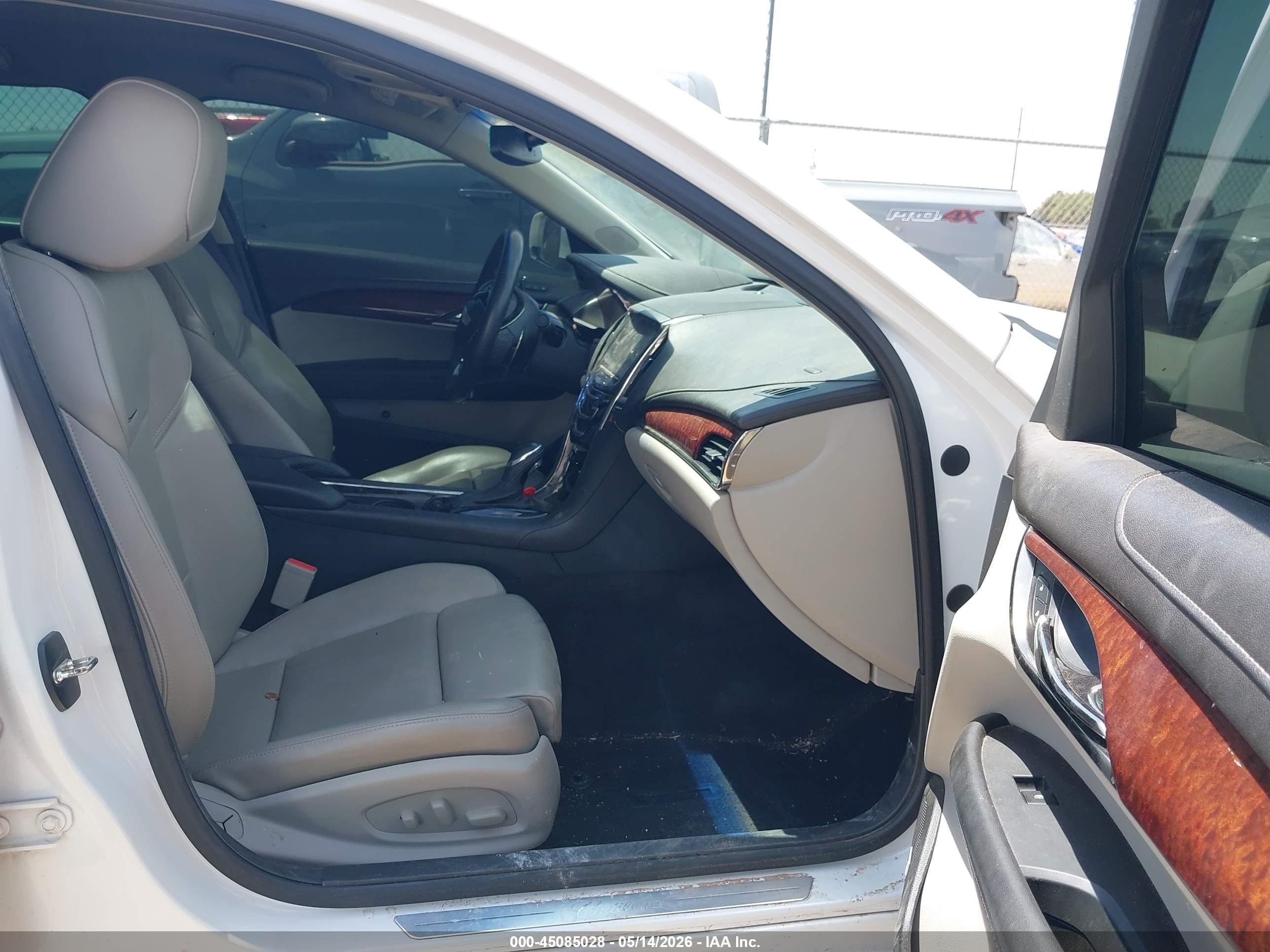 2015 Cadillac Ats Premium White vin: 1G6AF5SX7F0133697