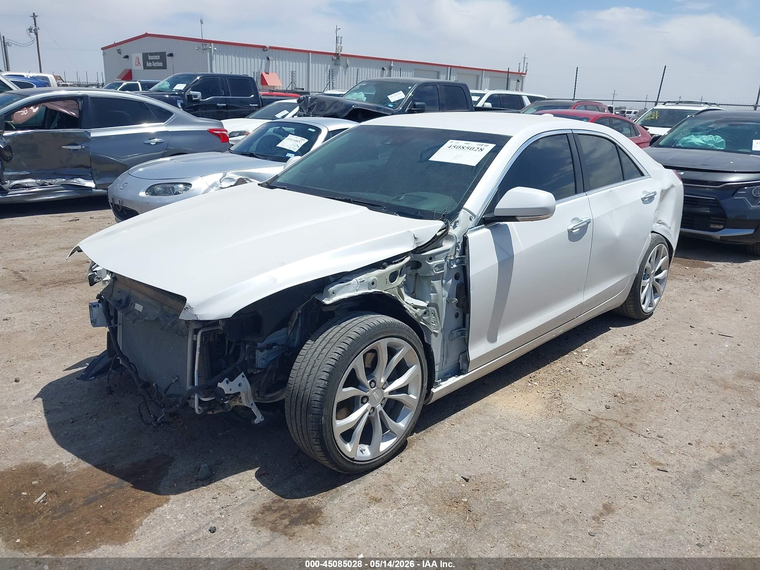 2015 Cadillac Ats Premium White vin: 1G6AF5SX7F0133697