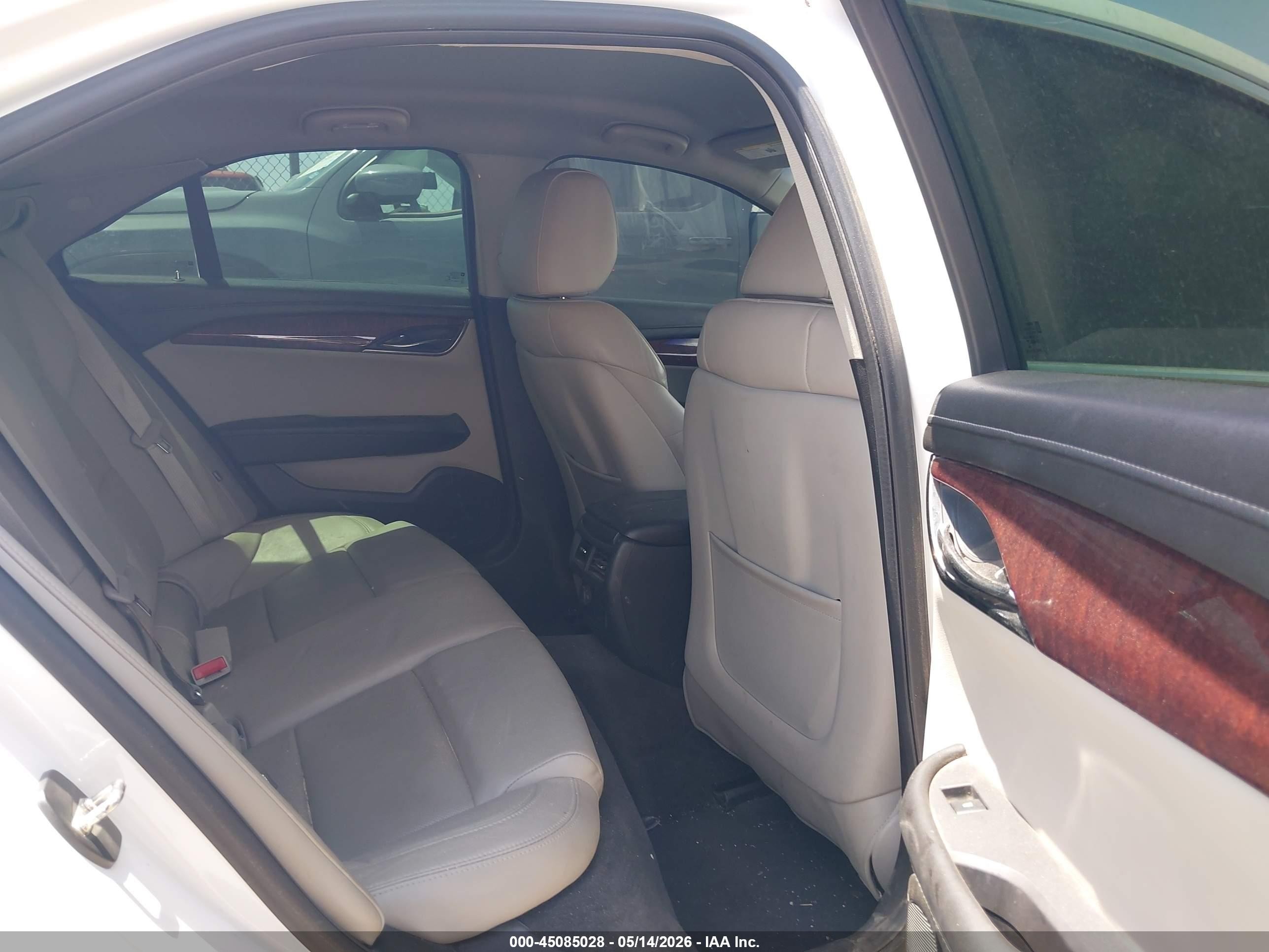 2015 Cadillac Ats Premium White vin: 1G6AF5SX7F0133697