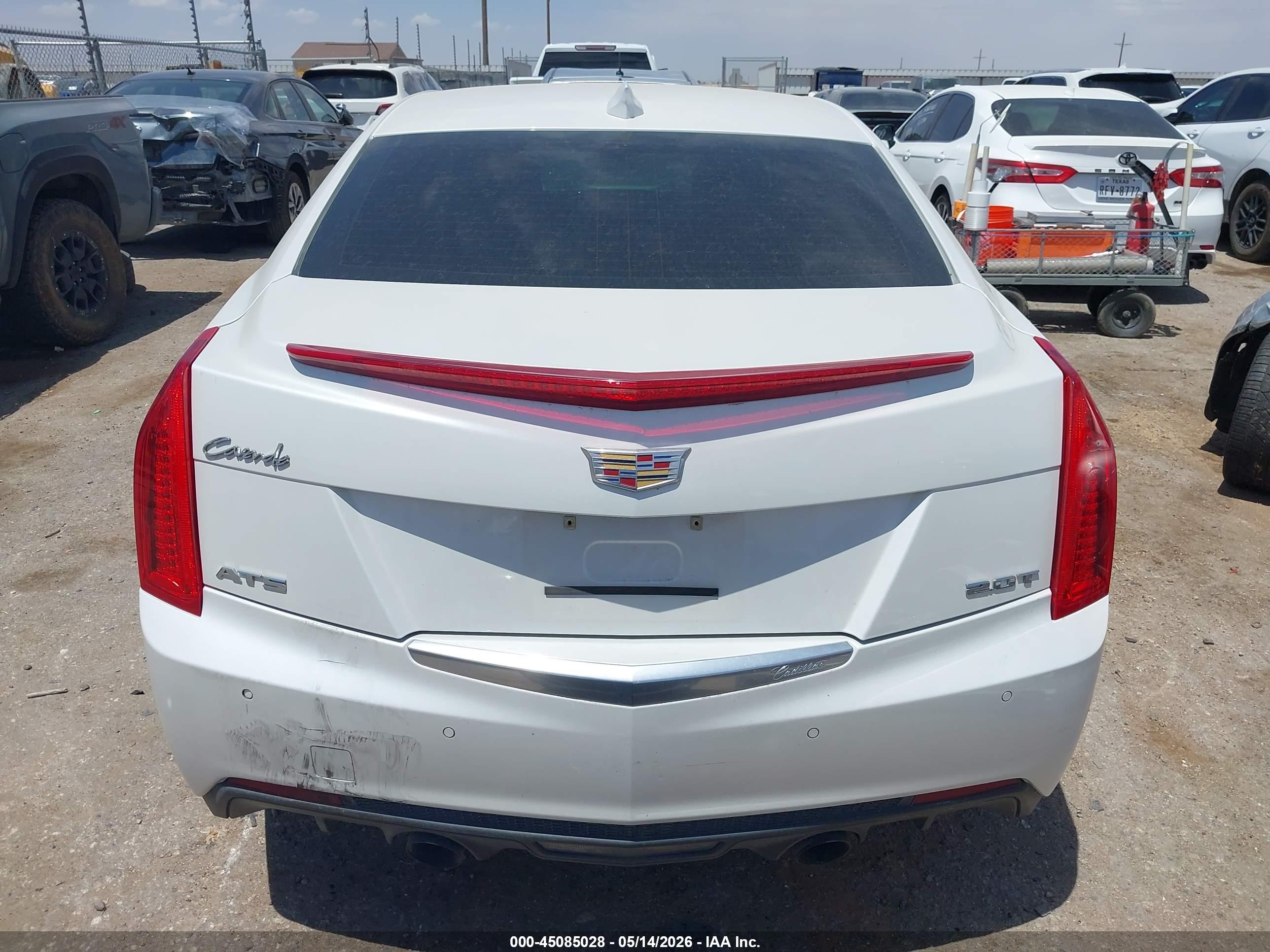 2015 Cadillac Ats Premium White vin: 1G6AF5SX7F0133697