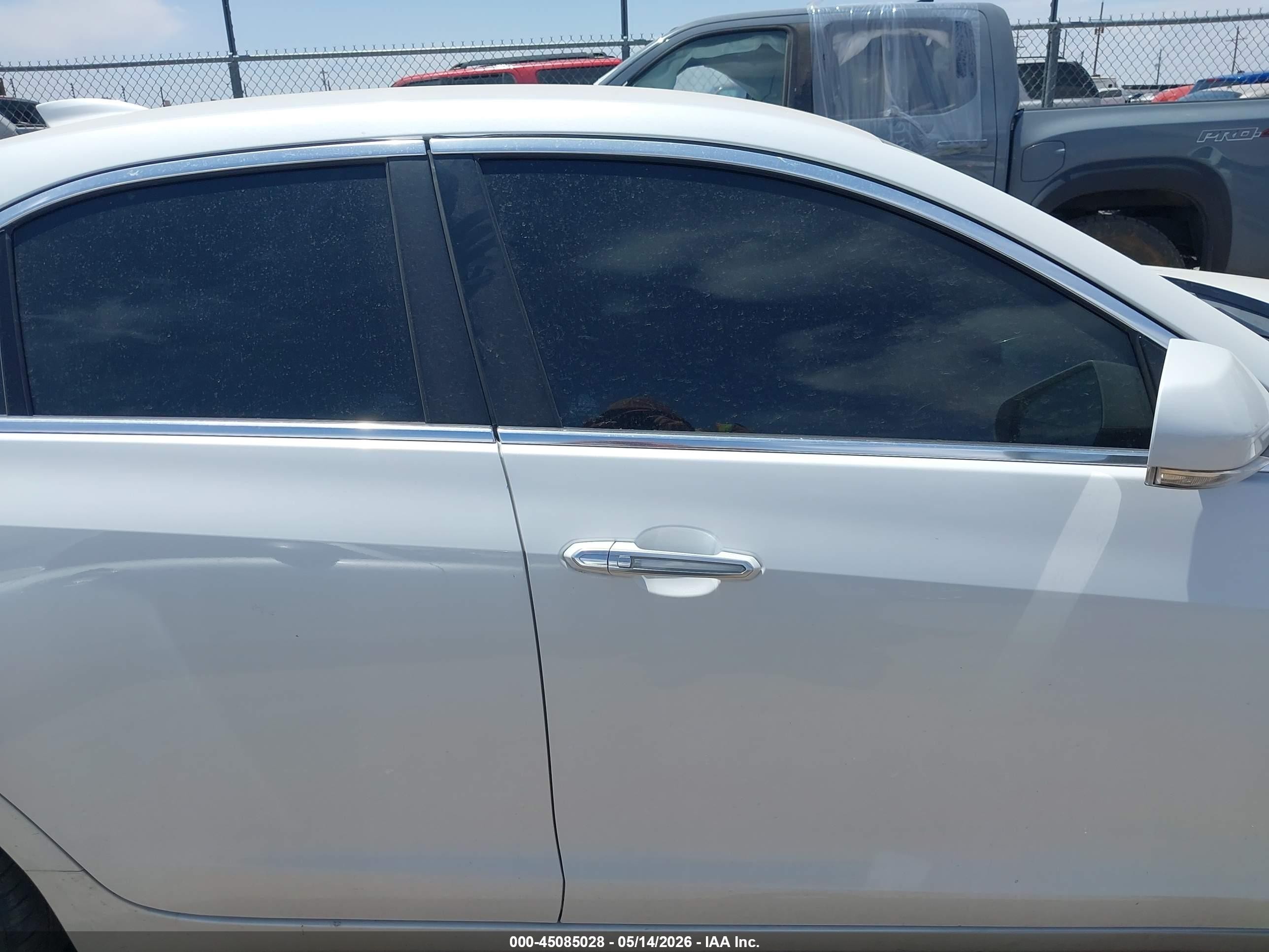 2015 Cadillac Ats Premium White vin: 1G6AF5SX7F0133697