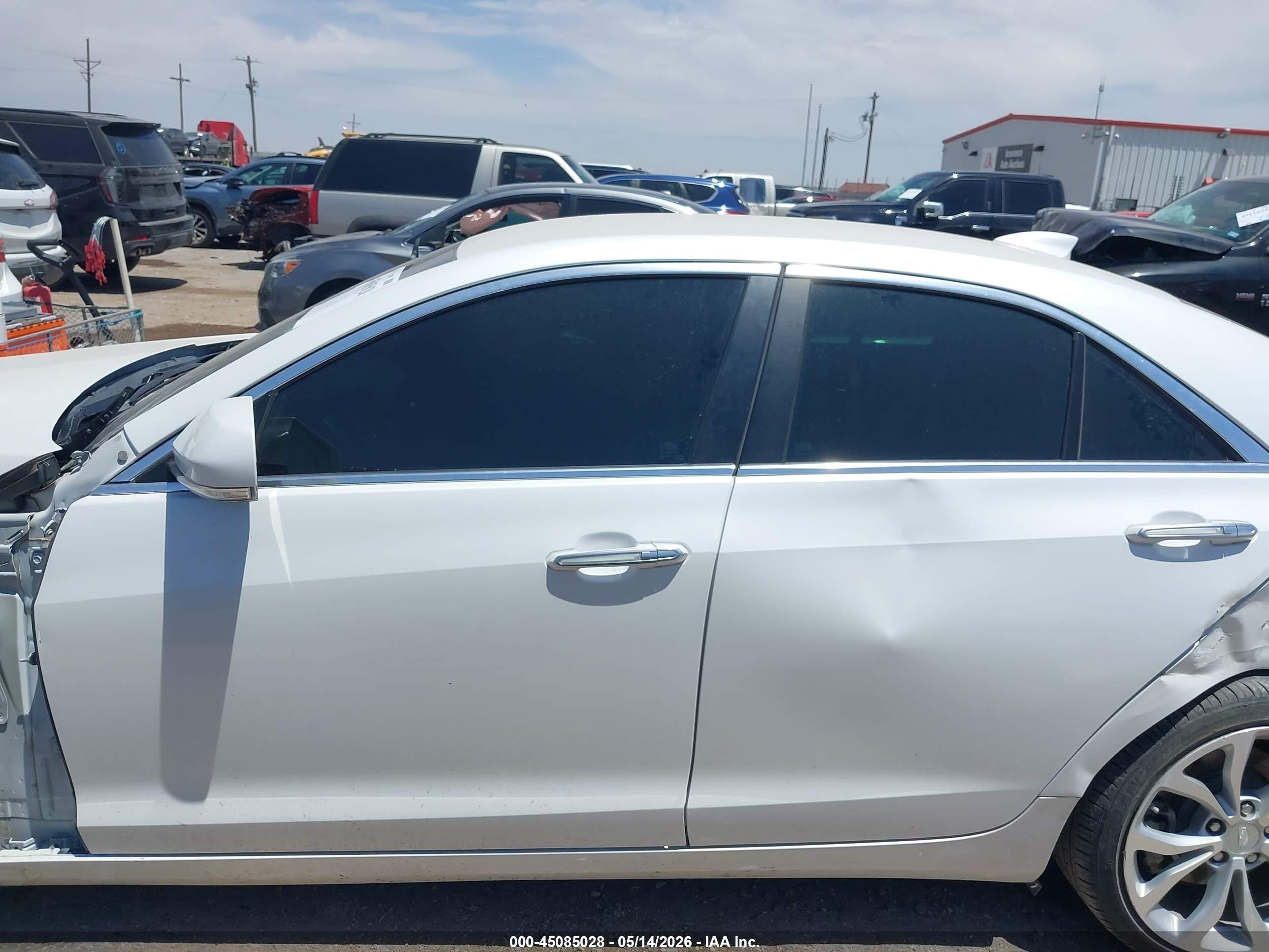 2015 Cadillac Ats Premium White vin: 1G6AF5SX7F0133697