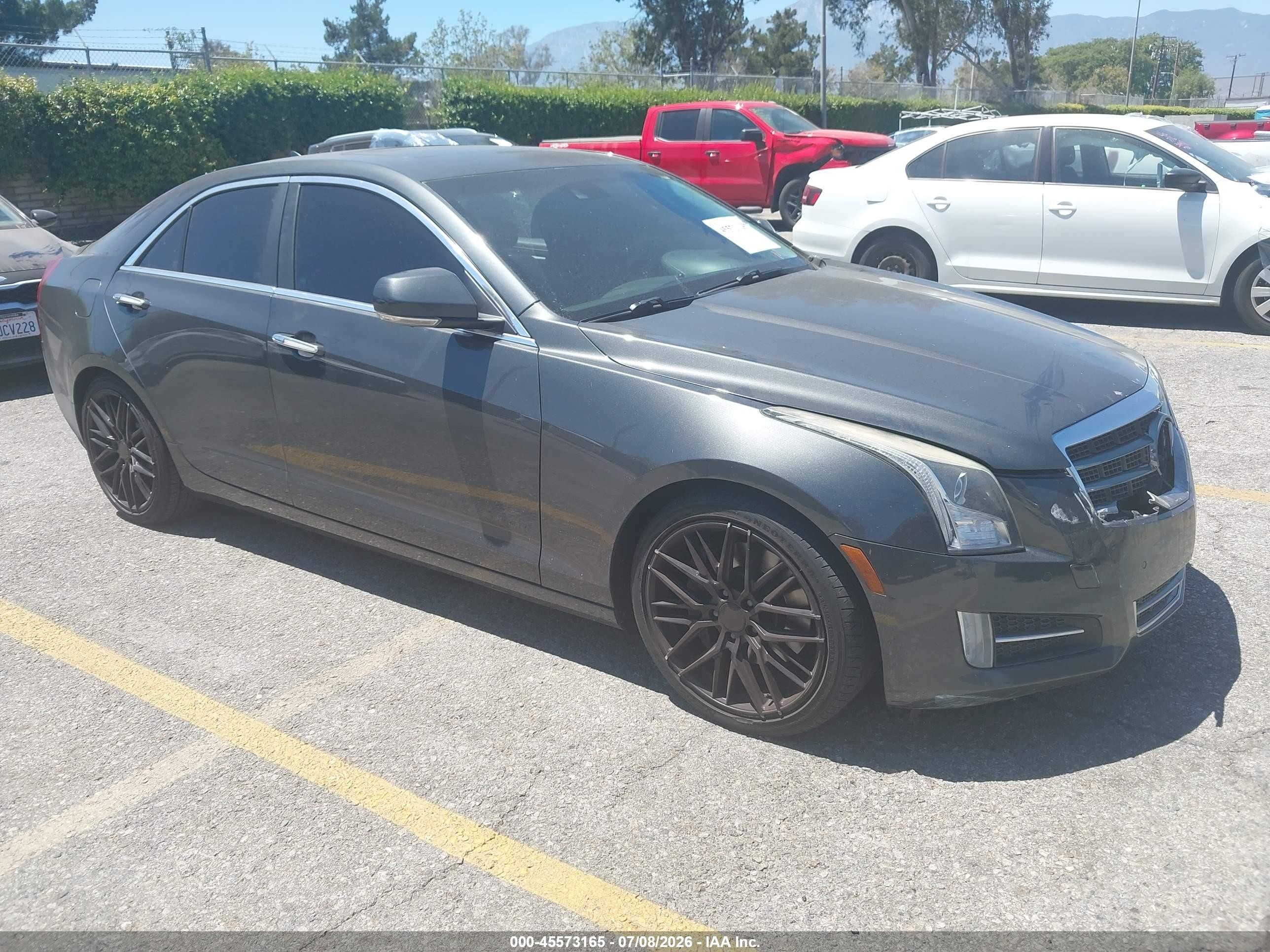 2014 Cadillac Ats Premium Brown vin: 1G6AF5SX9E0161418
