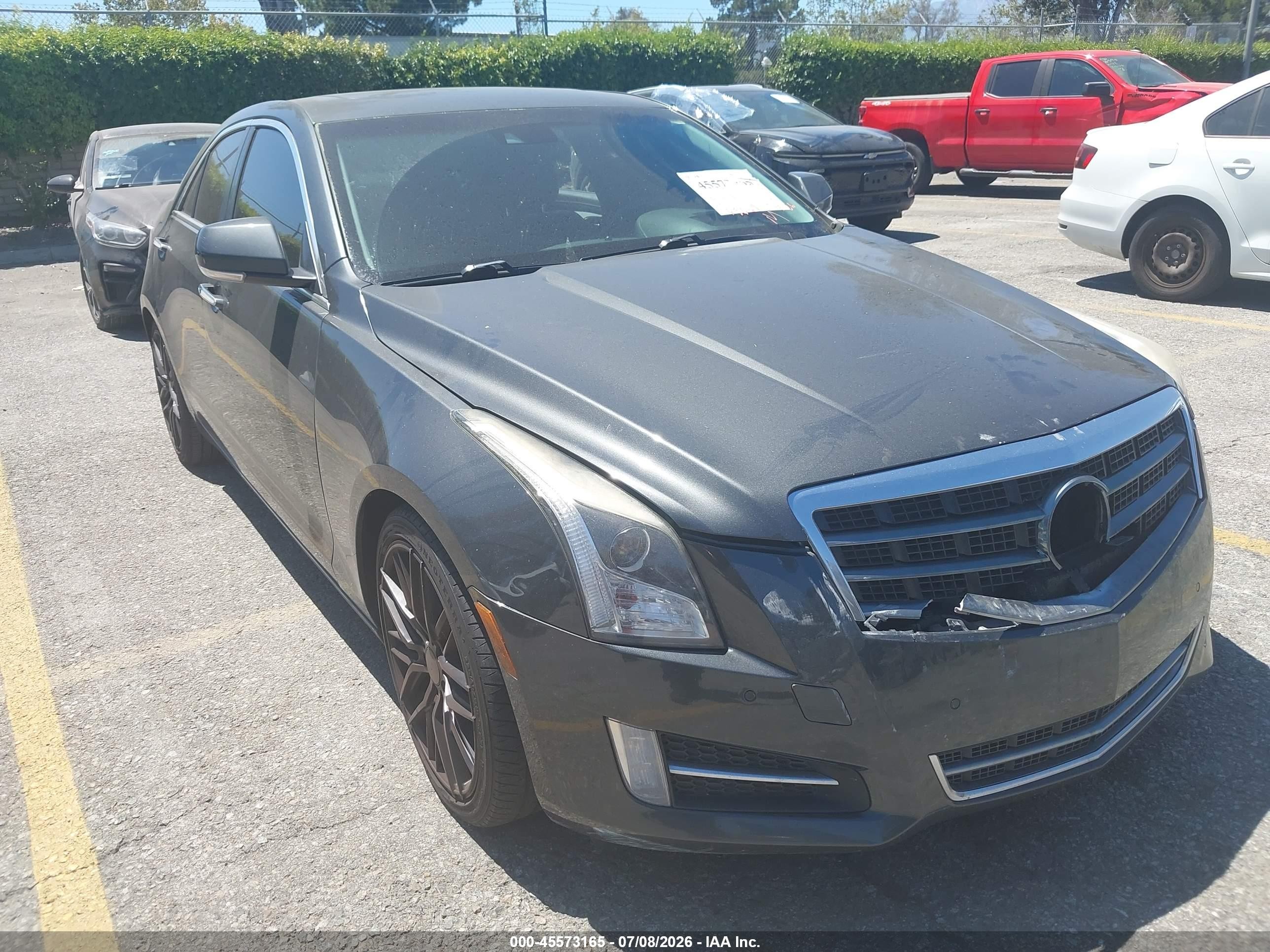 2014 Cadillac Ats Premium Brown vin: 1G6AF5SX9E0161418