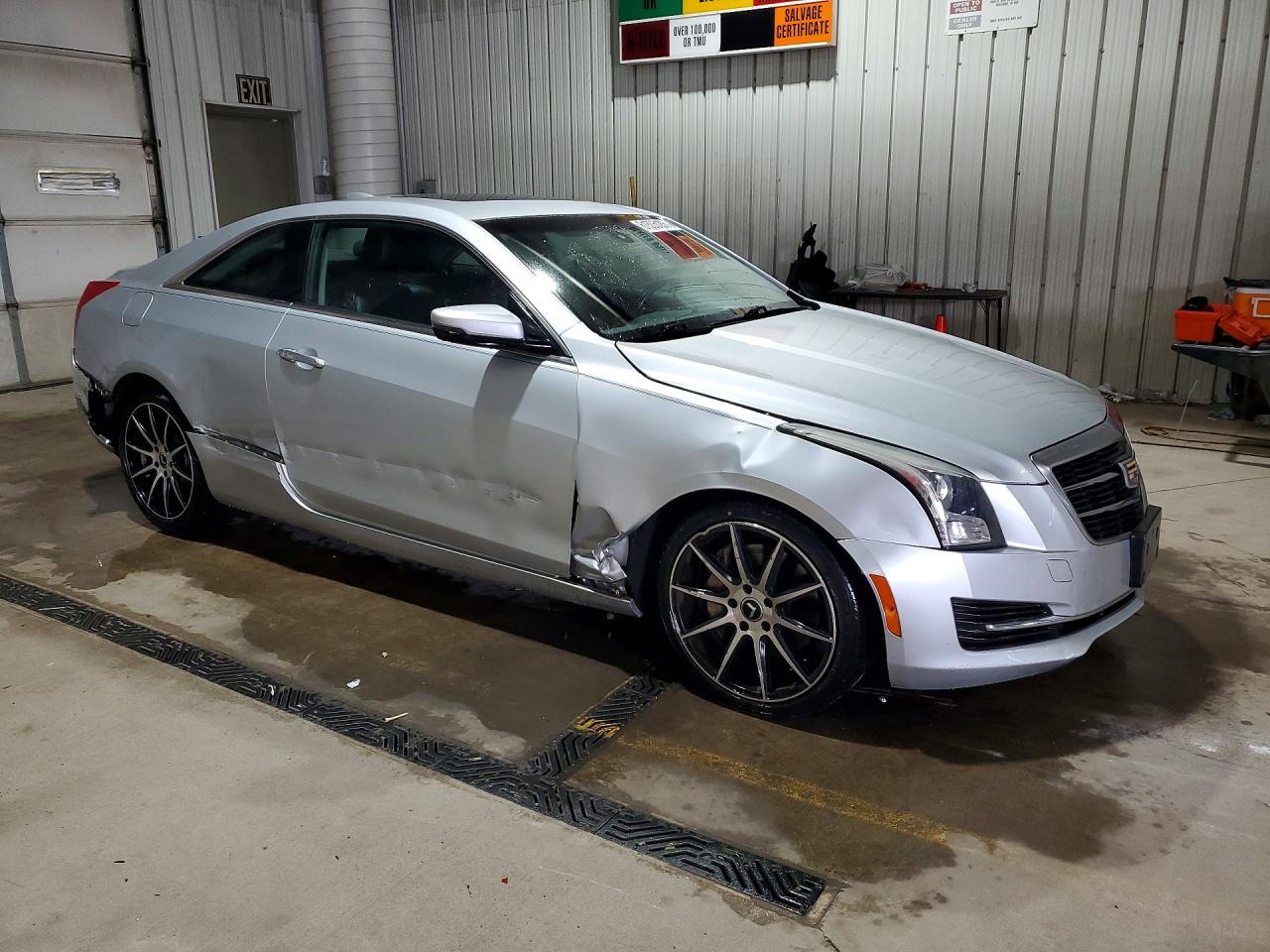 2015 Cadillac Ats Silver vin: 1G6AG1RX0F0125677
