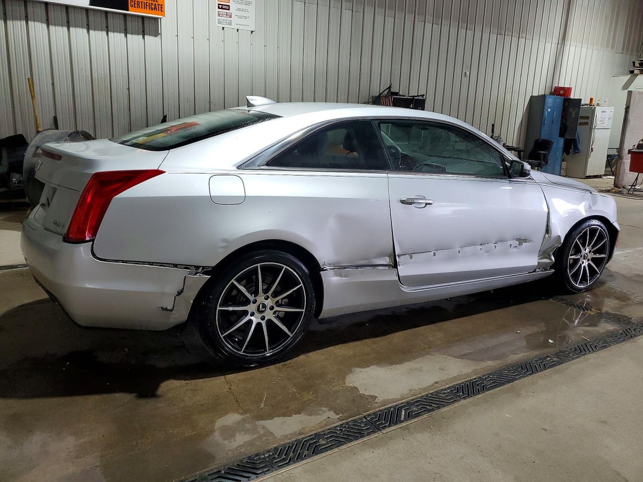 2015 Cadillac Ats Silver vin: 1G6AG1RX0F0125677