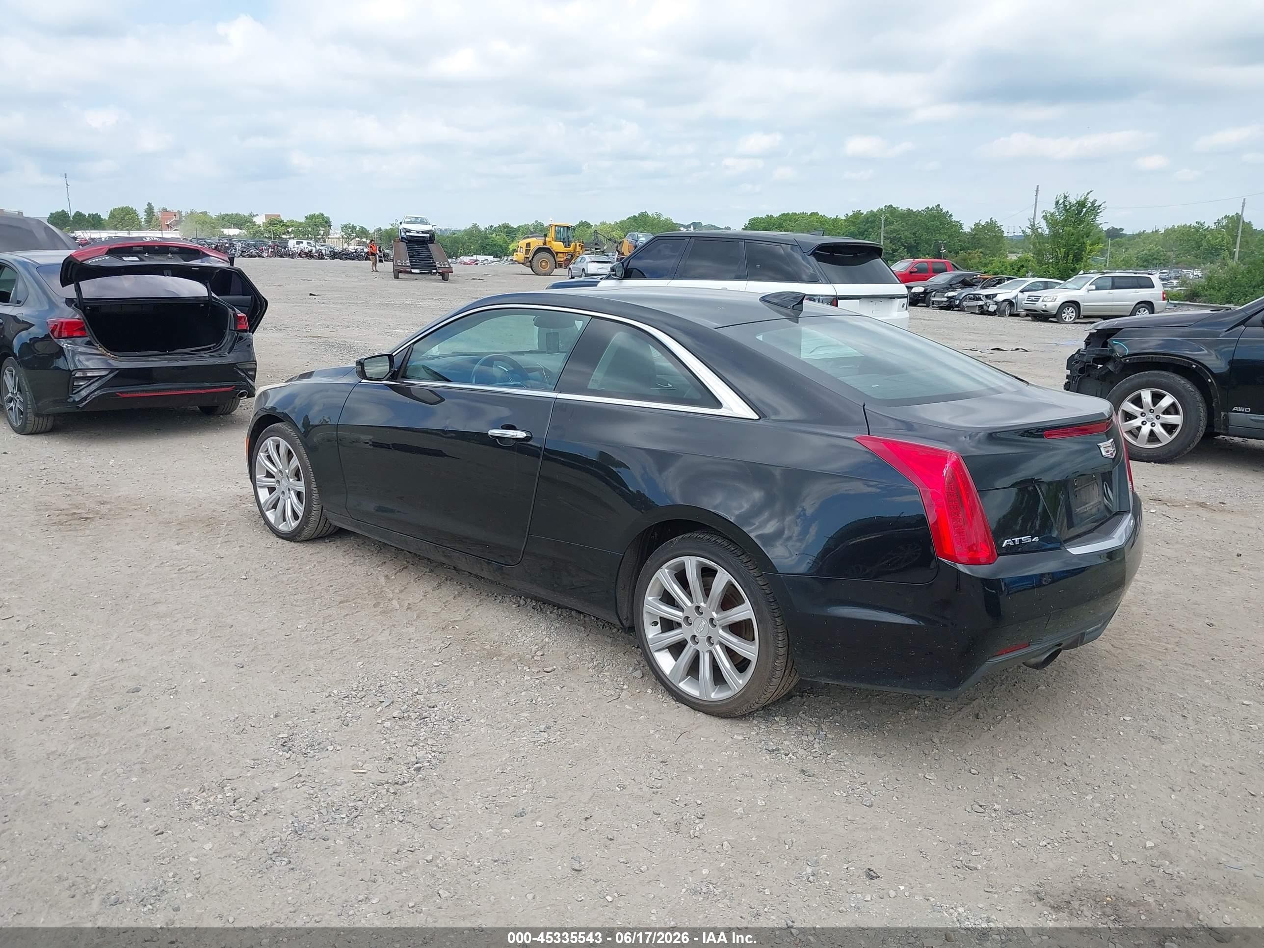 2015 Cadillac Ats Standard Black vin: 1G6AG1RX2F0116253