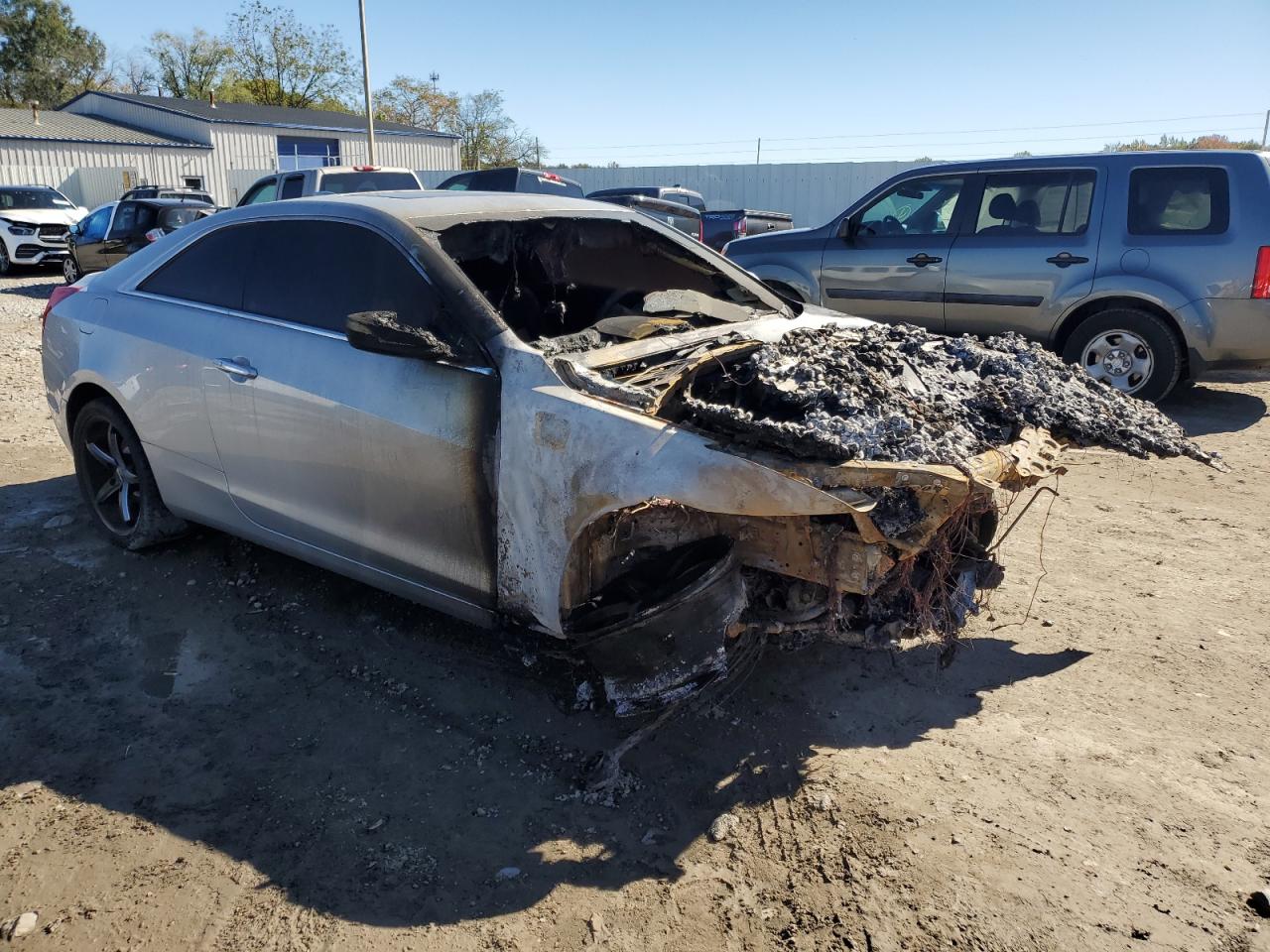 2017 Cadillac Ats Silver vin: 1G6AG1RX8H0128636