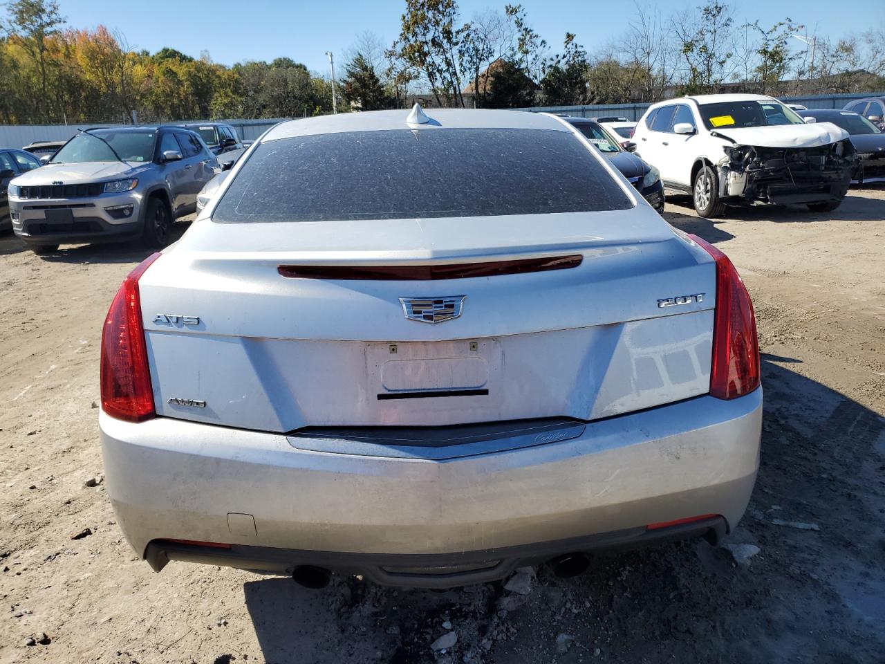 2017 Cadillac Ats Silver vin: 1G6AG1RX8H0128636