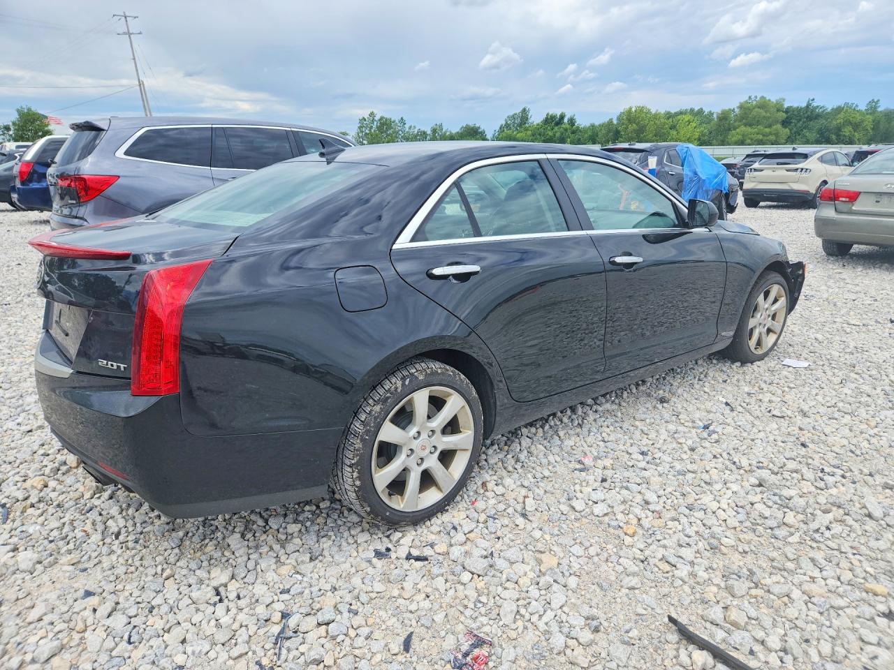 2013 Cadillac Ats Black vin: 1G6AG5RX0D0179078