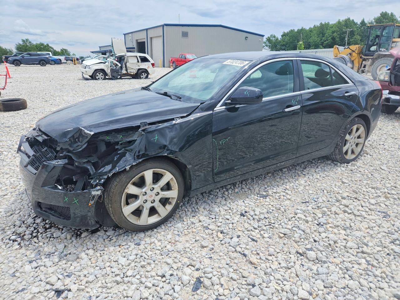 2013 Cadillac Ats Black vin: 1G6AG5RX0D0179078