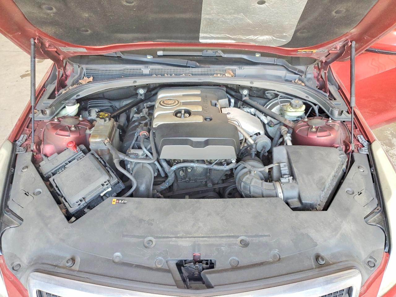 2014 Cadillac Ats Red vin: 1G6AG5RX0E0180684