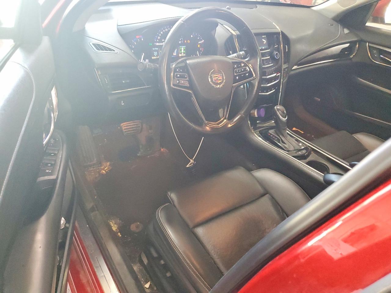 2014 Cadillac Ats Red vin: 1G6AG5RX0E0180684