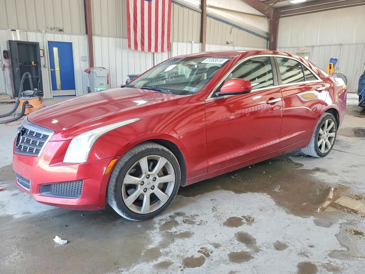 2014 Cadillac Ats Red vin: 1G6AG5RX0E0180684