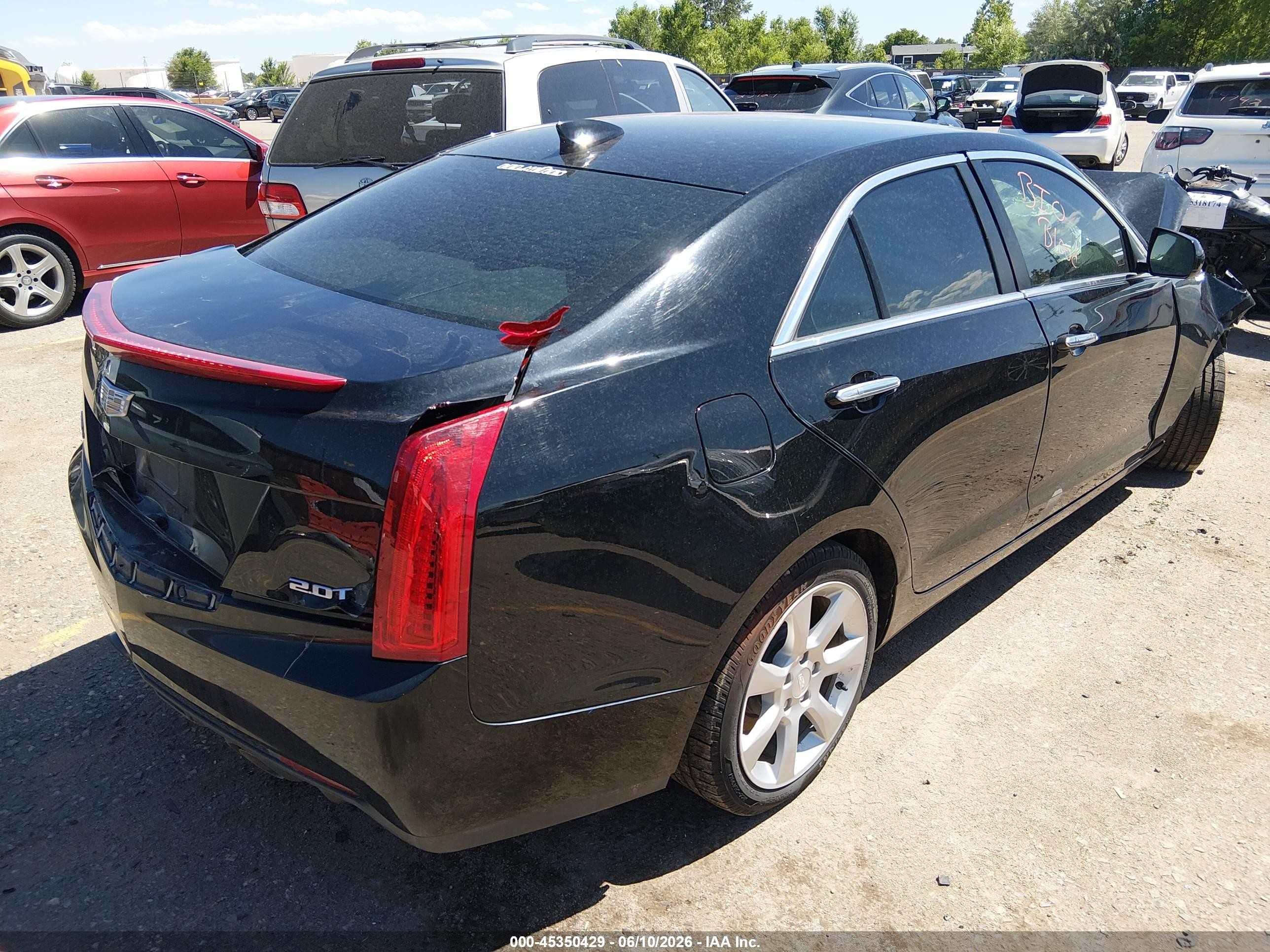 2015 Cadillac Ats Standard Black vin: 1G6AG5RX1F0102884