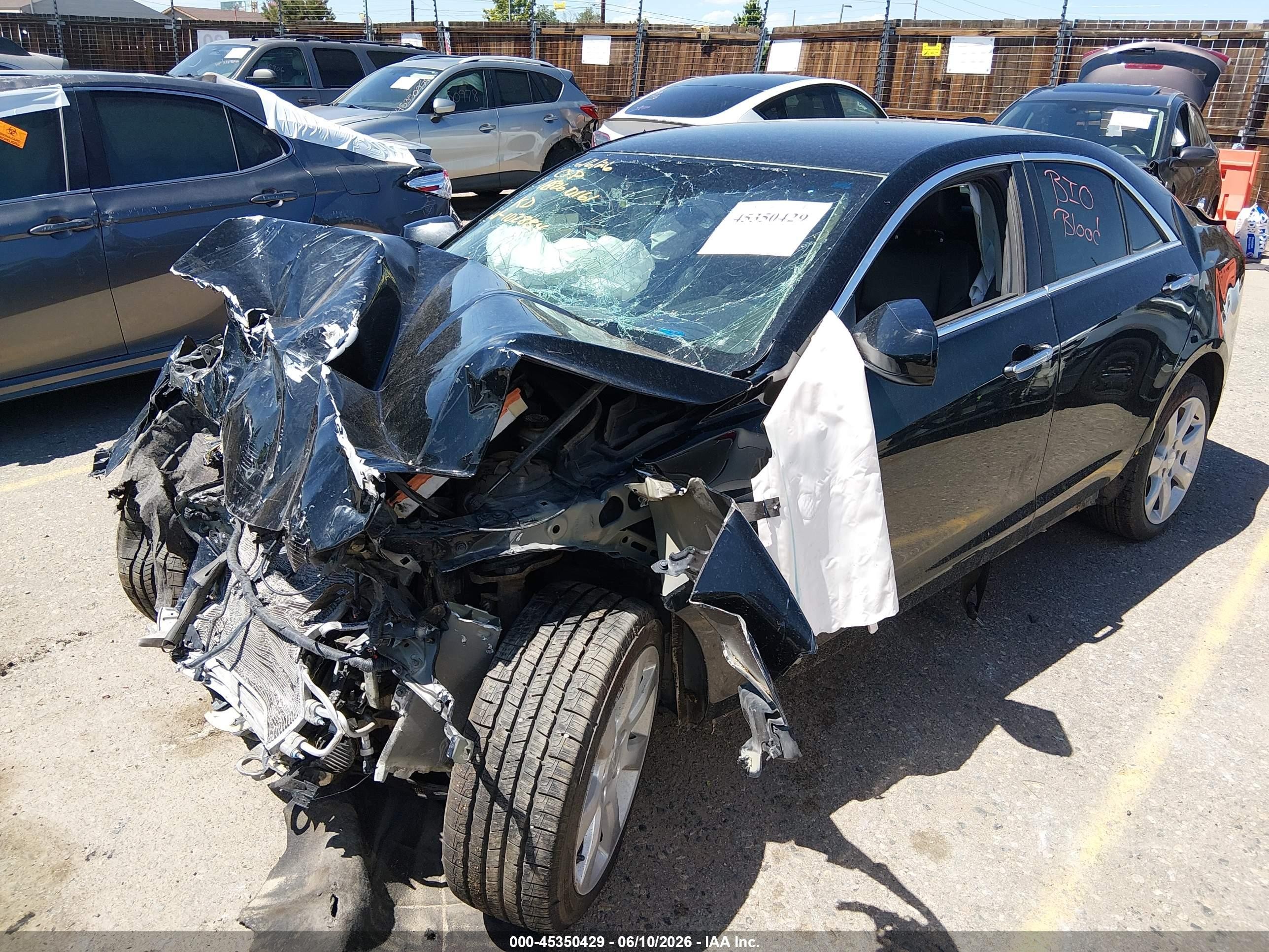 2015 Cadillac Ats Standard Black vin: 1G6AG5RX1F0102884