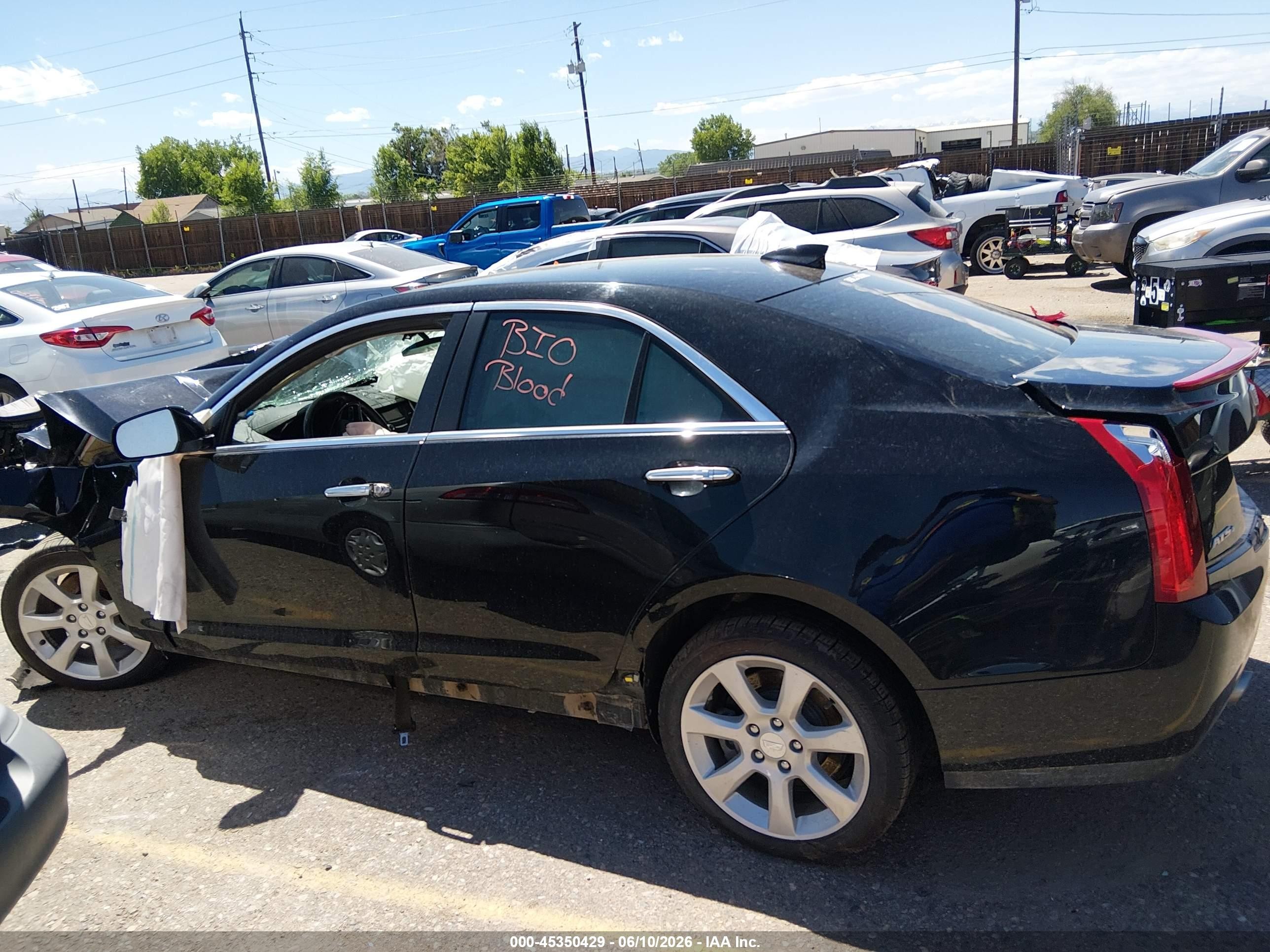 2015 Cadillac Ats Standard Black vin: 1G6AG5RX1F0102884