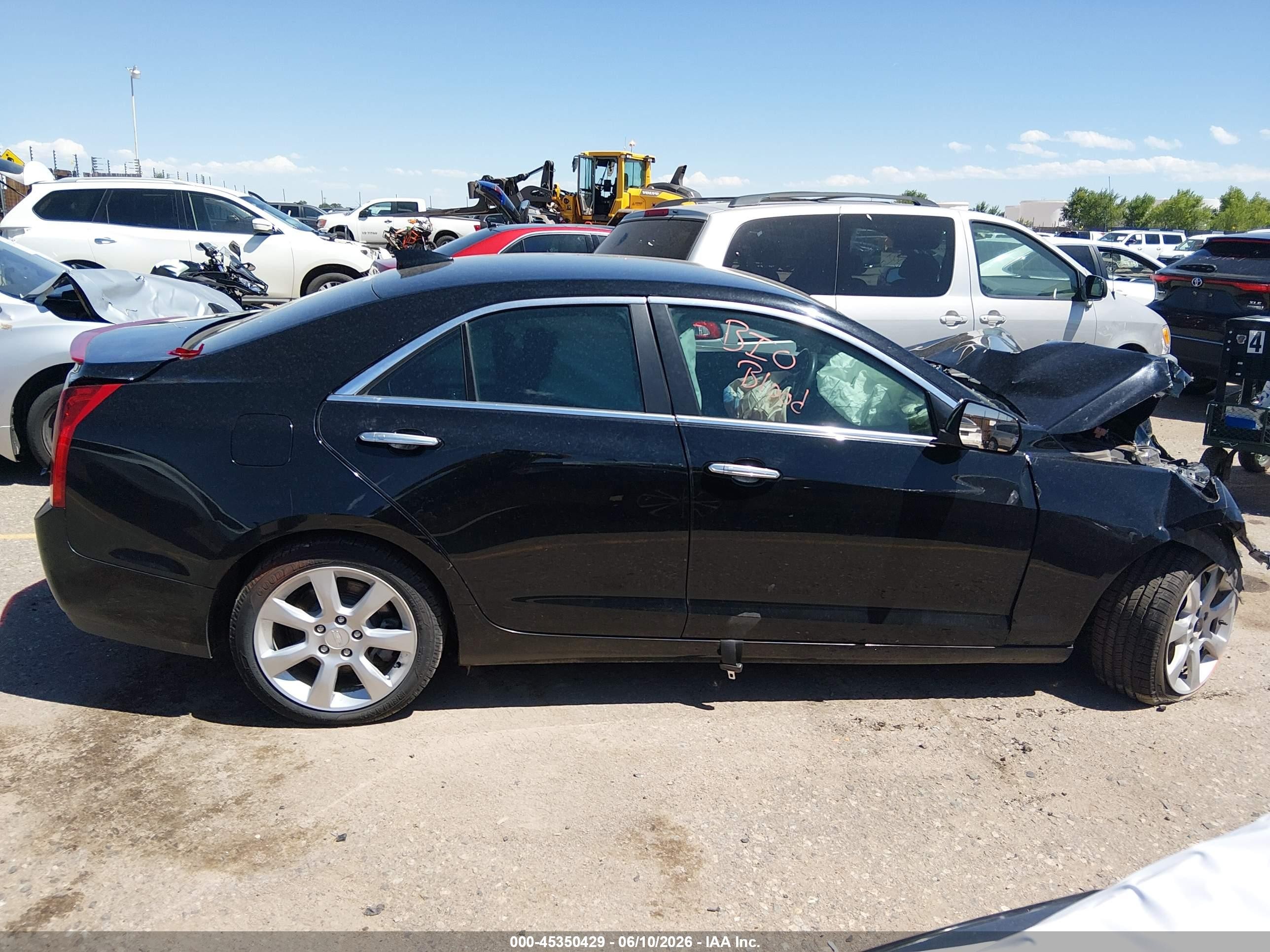 2015 Cadillac Ats Standard Black vin: 1G6AG5RX1F0102884