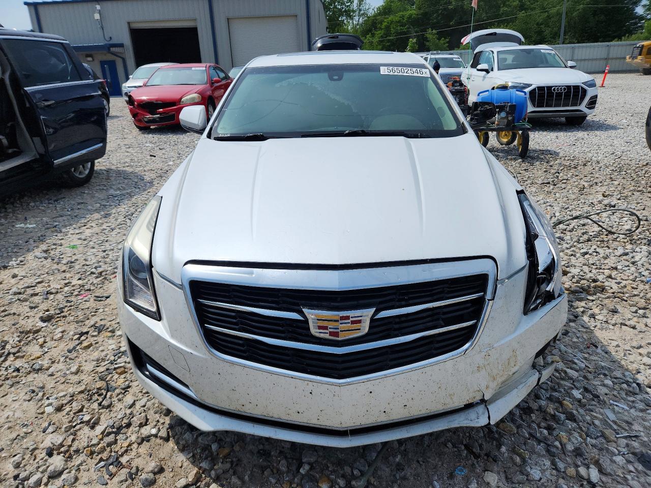 2015 Cadillac Ats White vin: 1G6AG5RX1F0130863