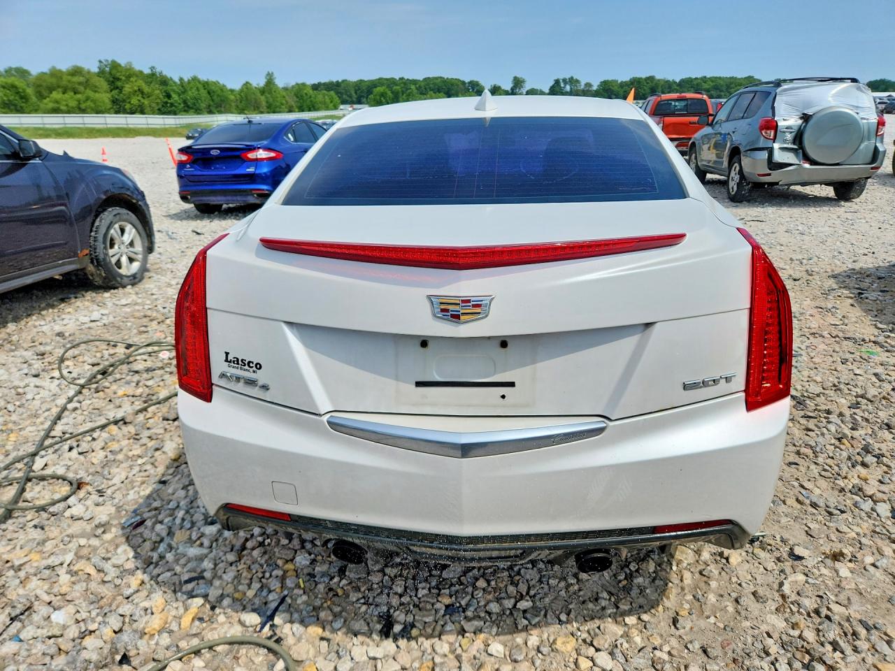 2015 Cadillac Ats White vin: 1G6AG5RX1F0130863