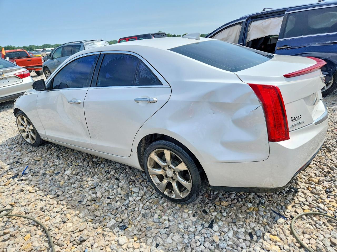 2015 Cadillac Ats White vin: 1G6AG5RX1F0130863